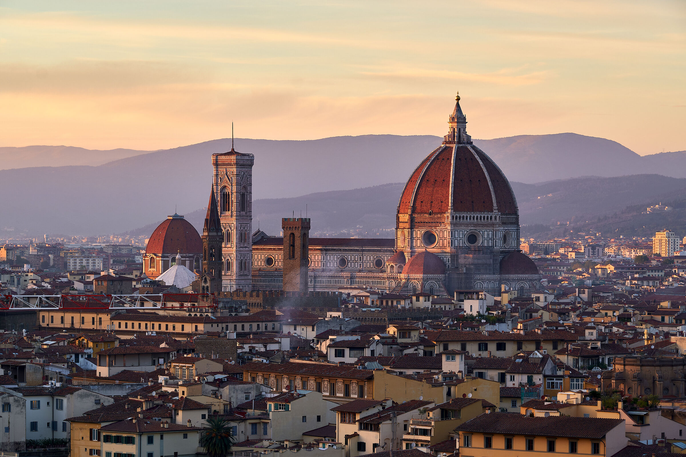 Un tramonto su firenze