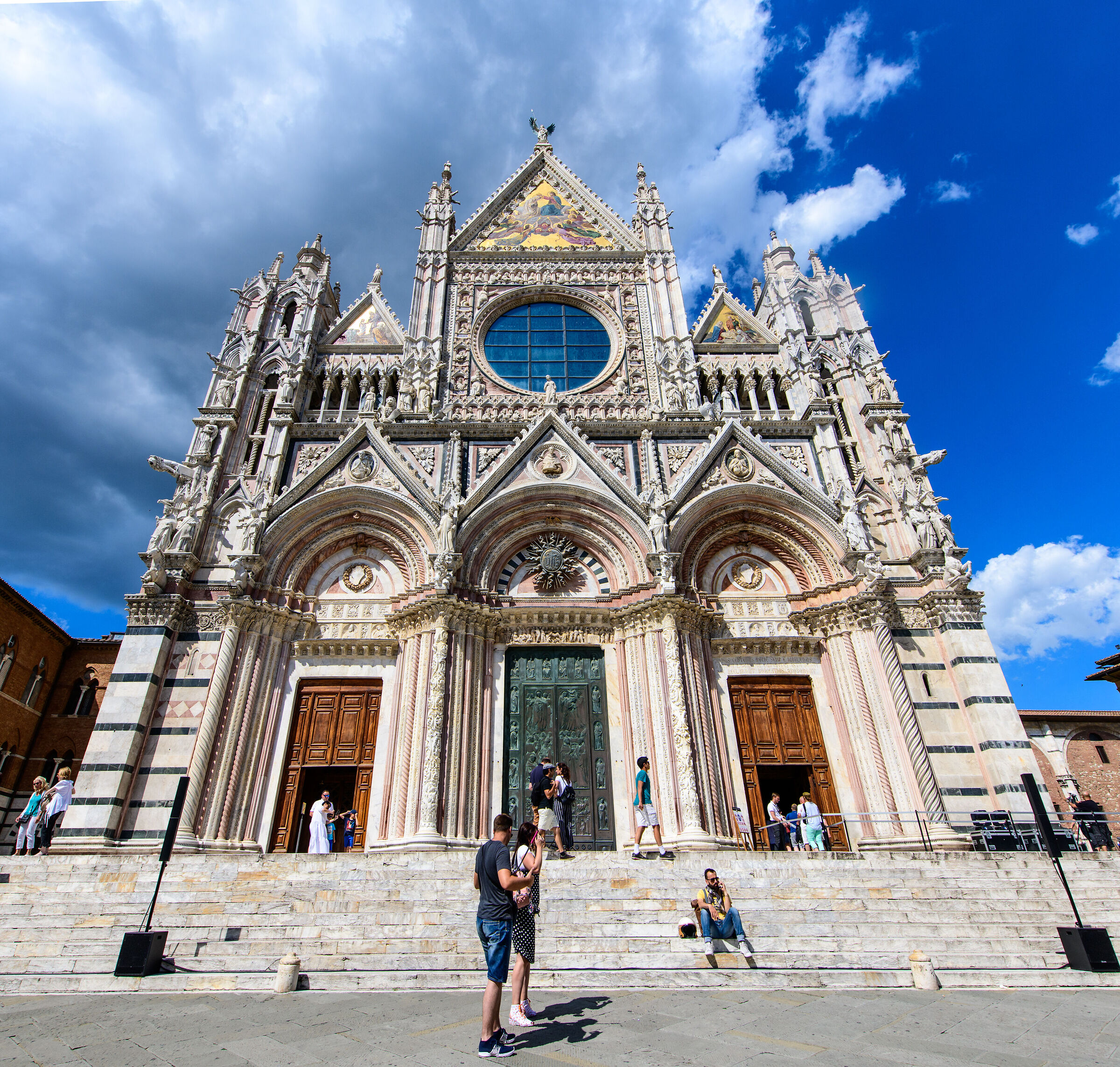 Siena-Facade of the Duomo