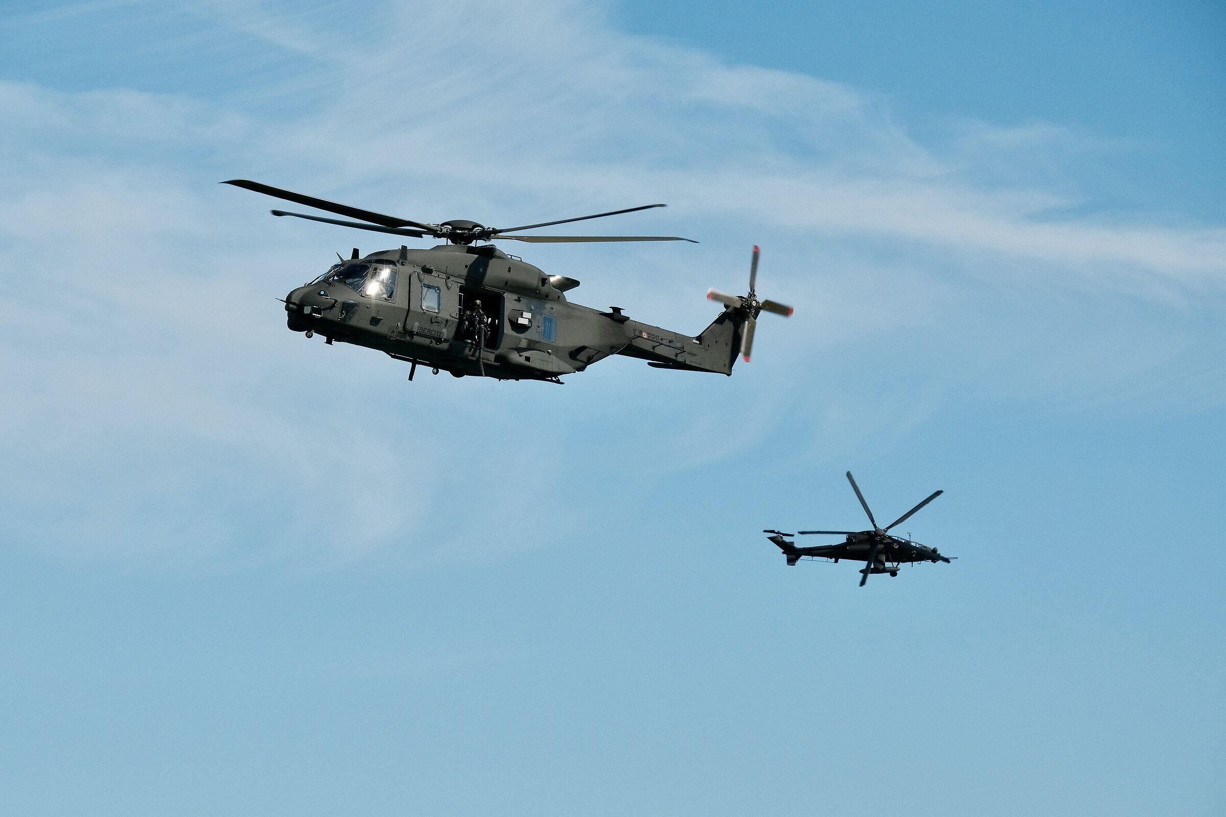 NH90 escorted