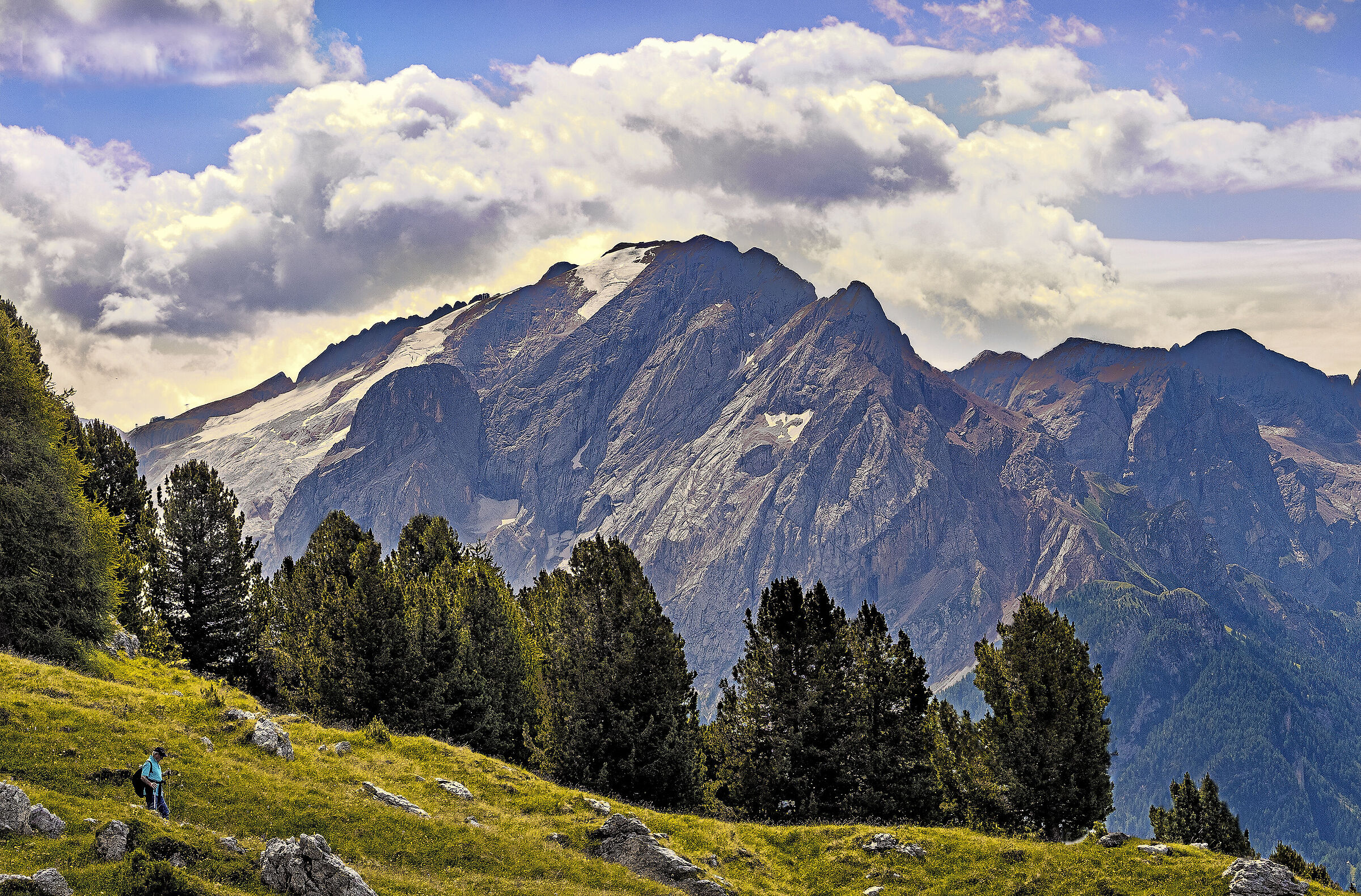 Dolomites - Landscape with Marmolada