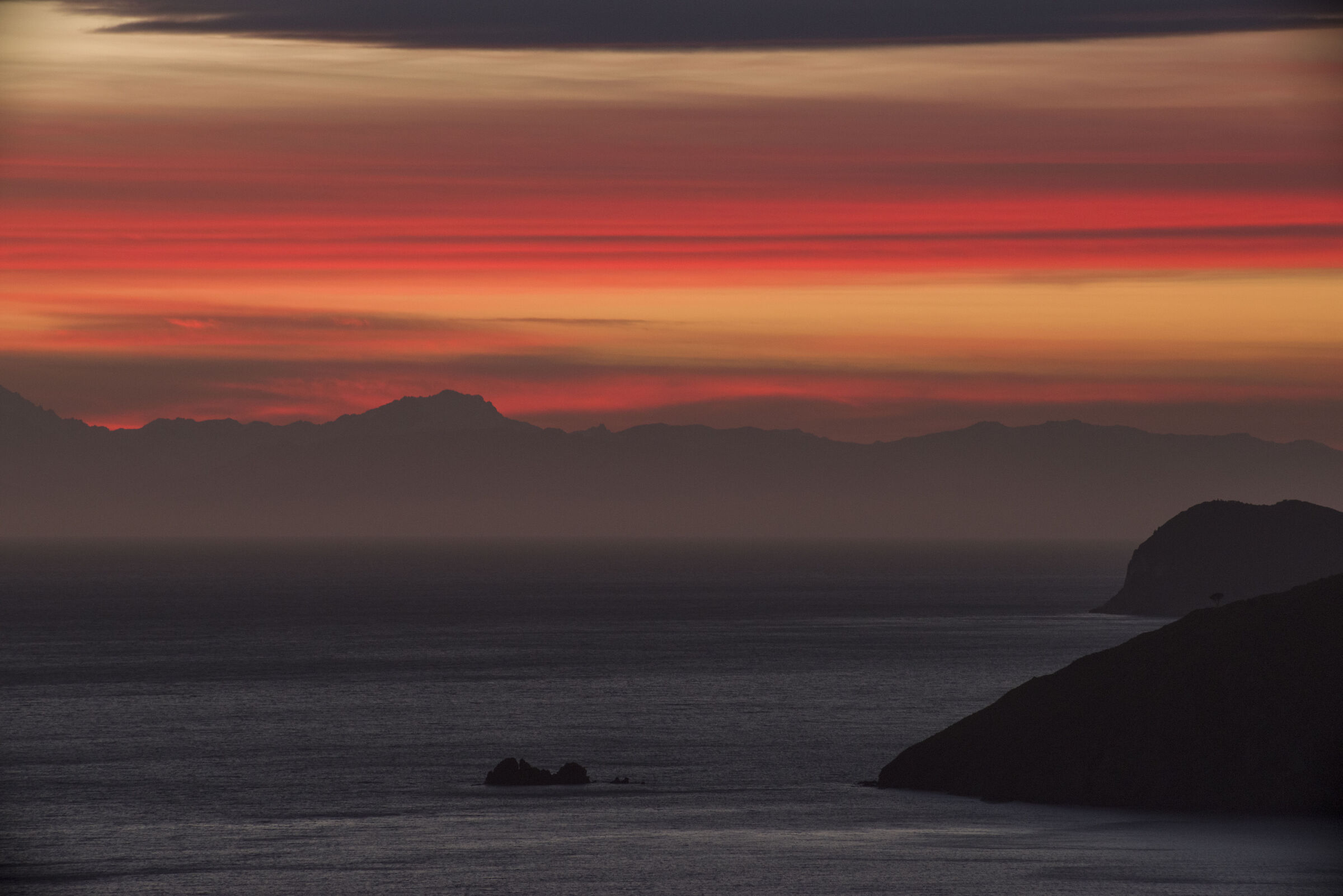 Colors of the Elban sunset