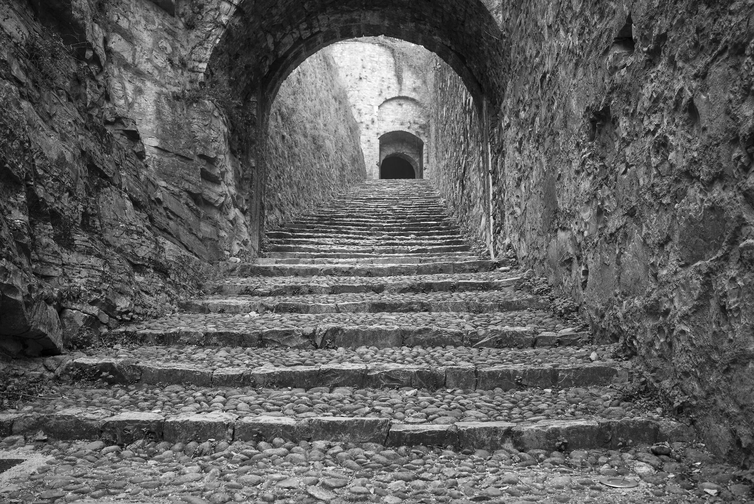 Via del soccorso castello Visconteo Brescia