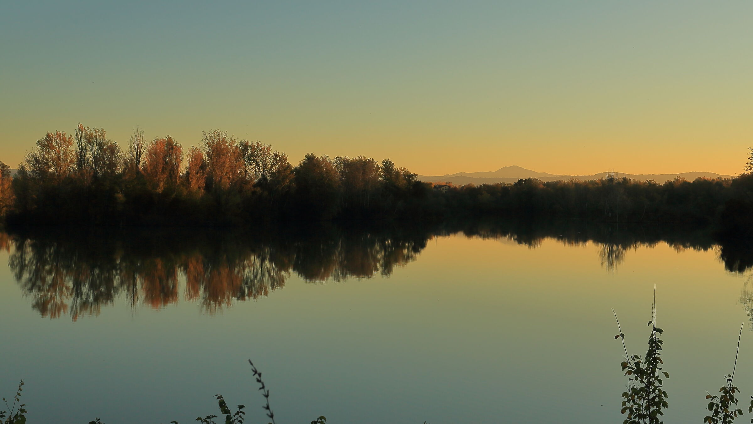 Lakes Sant'Anna at sunset 2