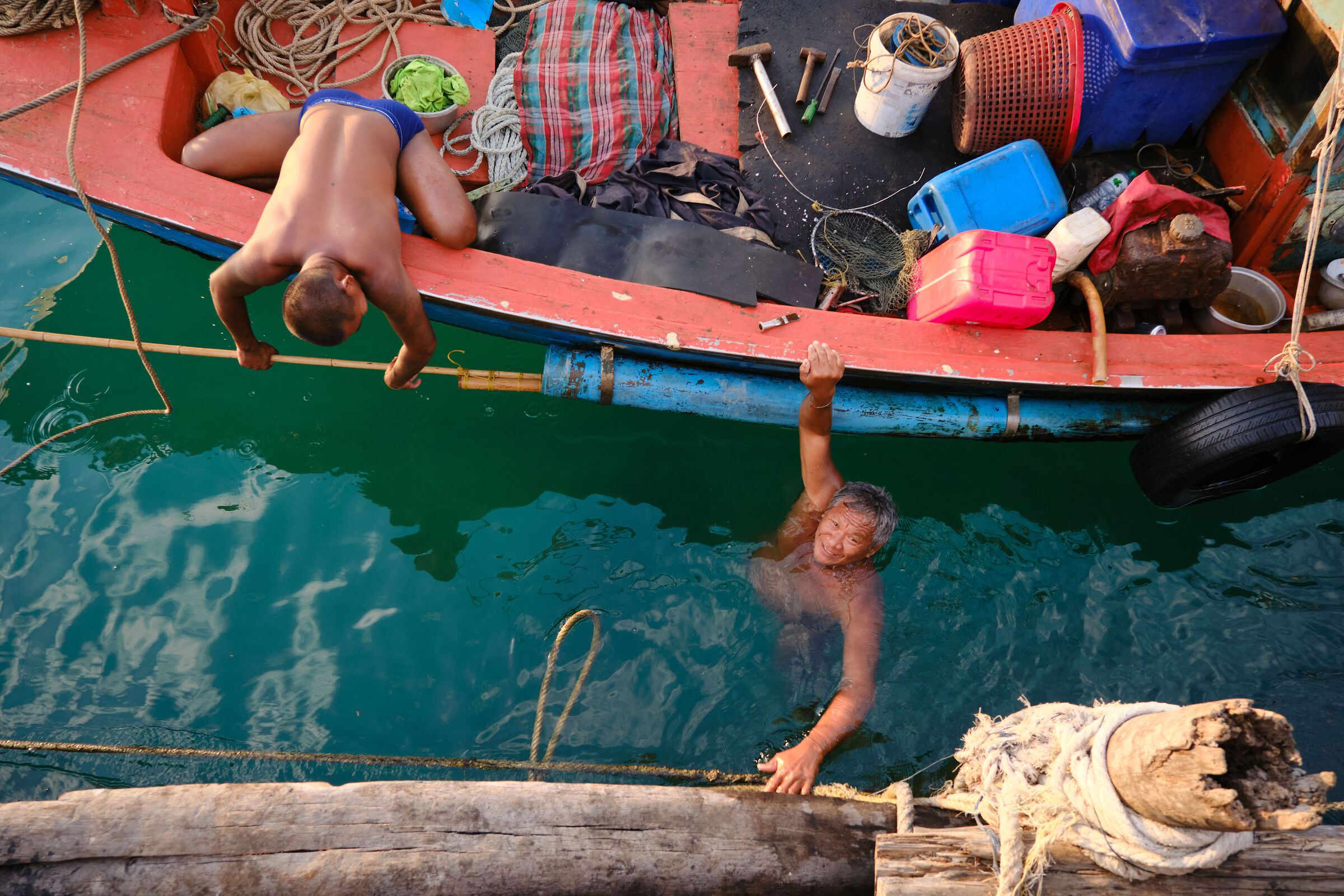 The smile of the old sailor
