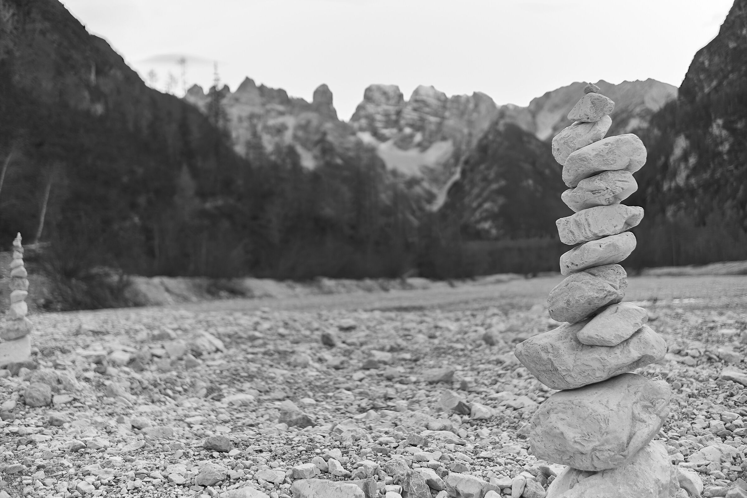 Dolomiti - Fiume in Secca