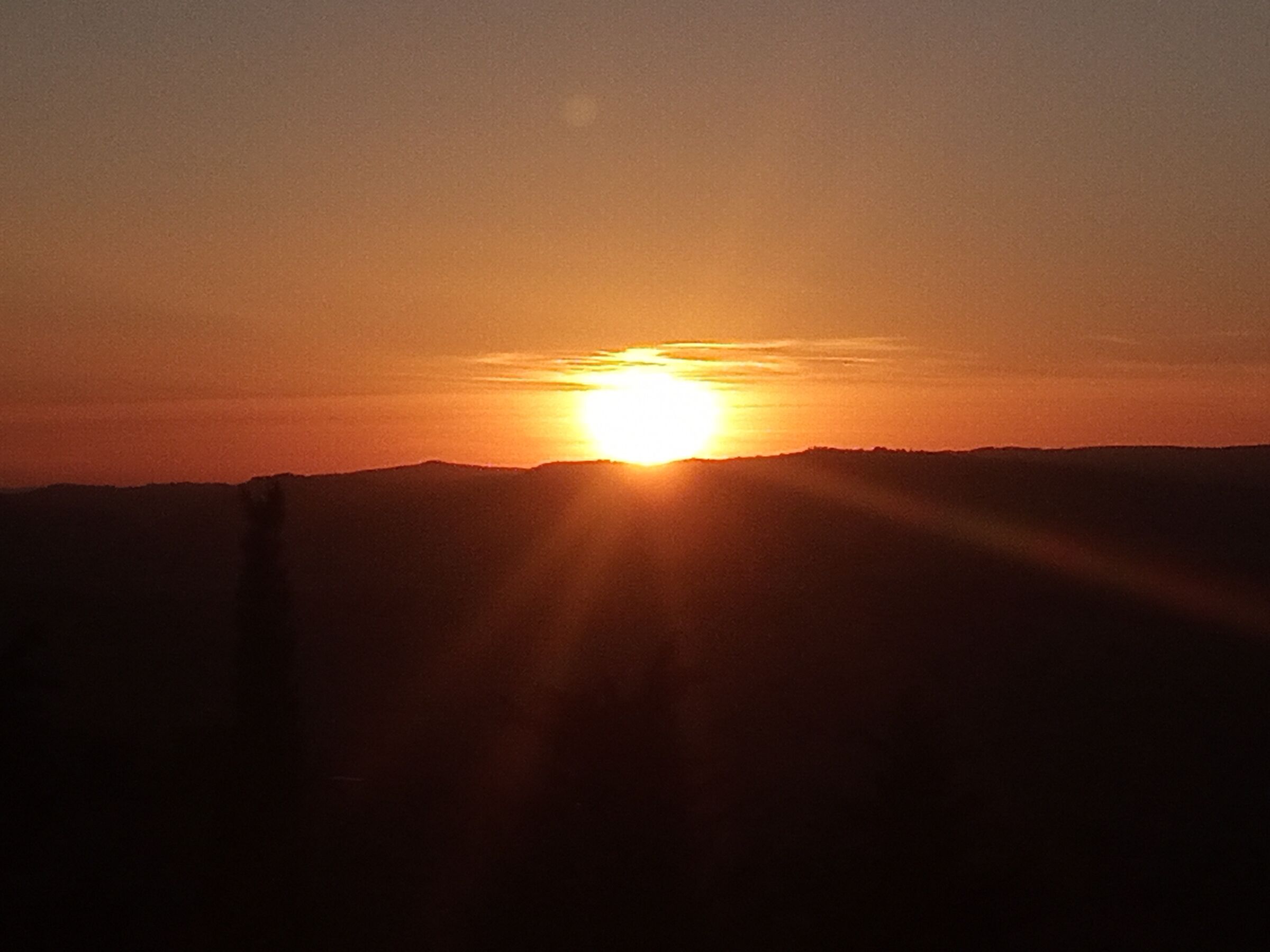 Tramonto con cuore - Villa Apparita - Toscana