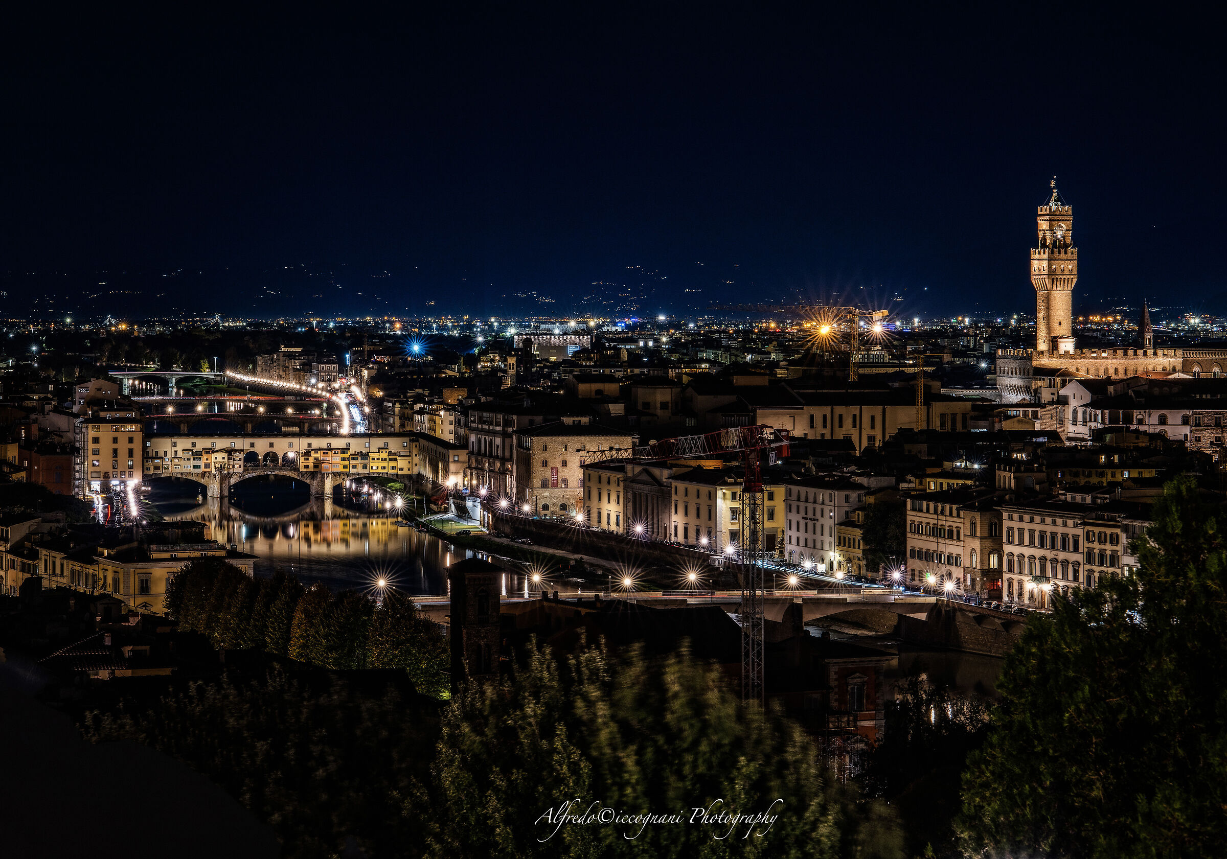 Ponte vecchio from Piazzale Michelangelo
