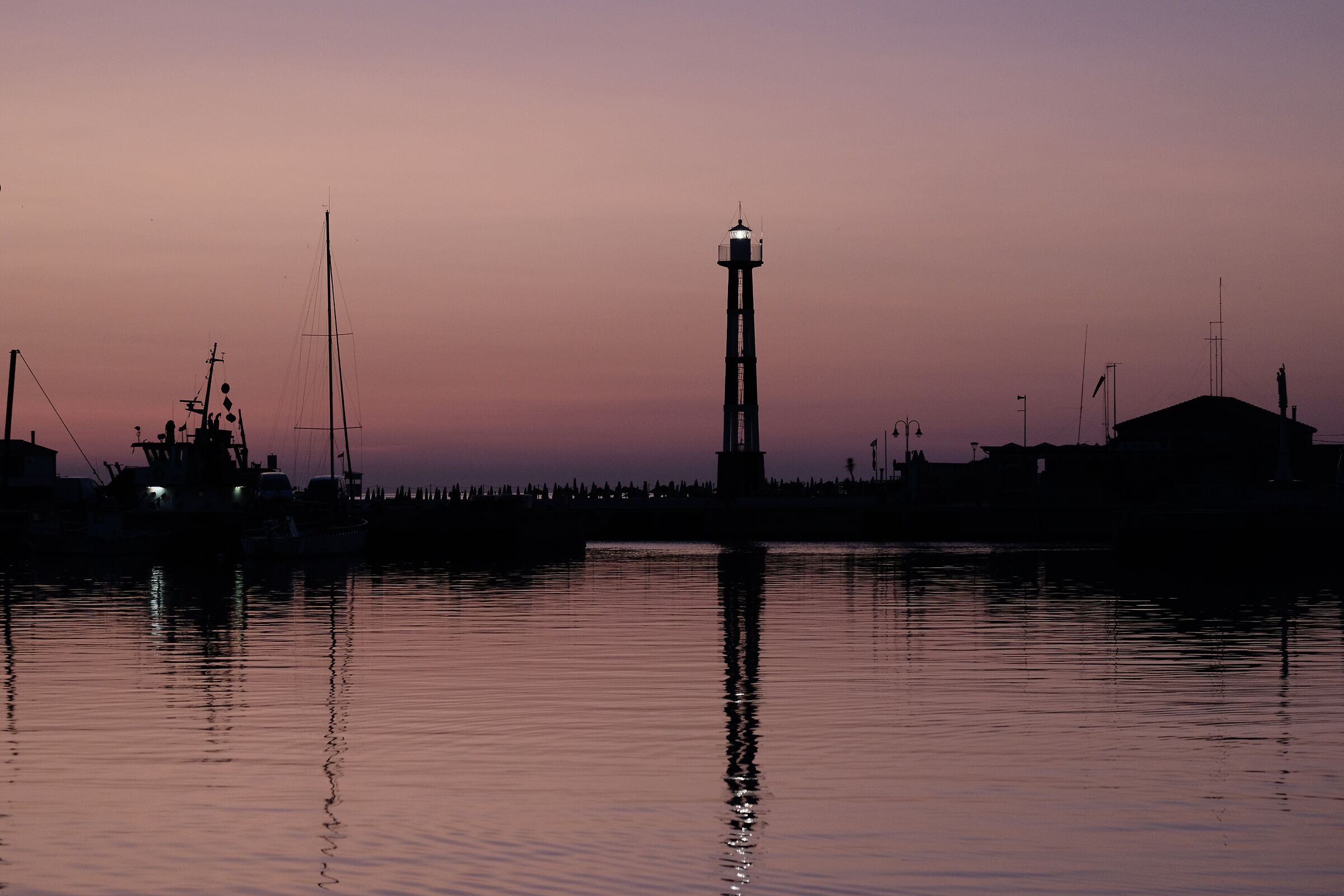 Porto Cattolica Crepuscolo
