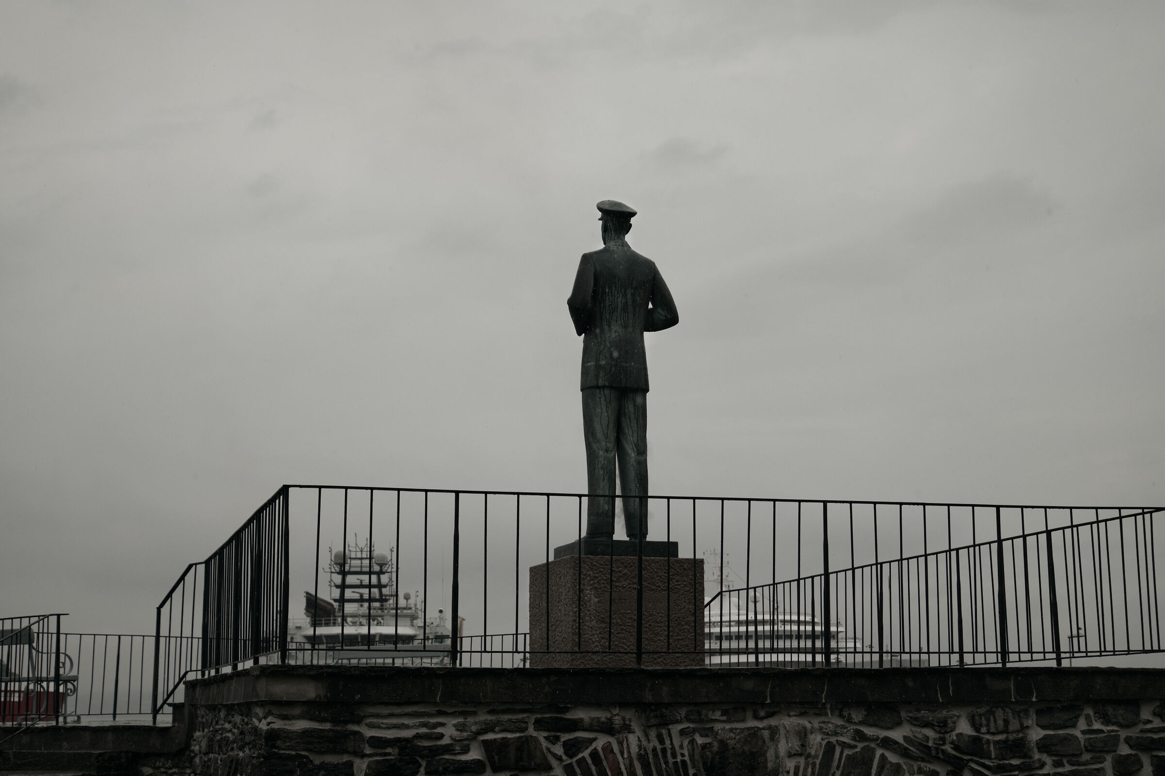 Looking at the horizon