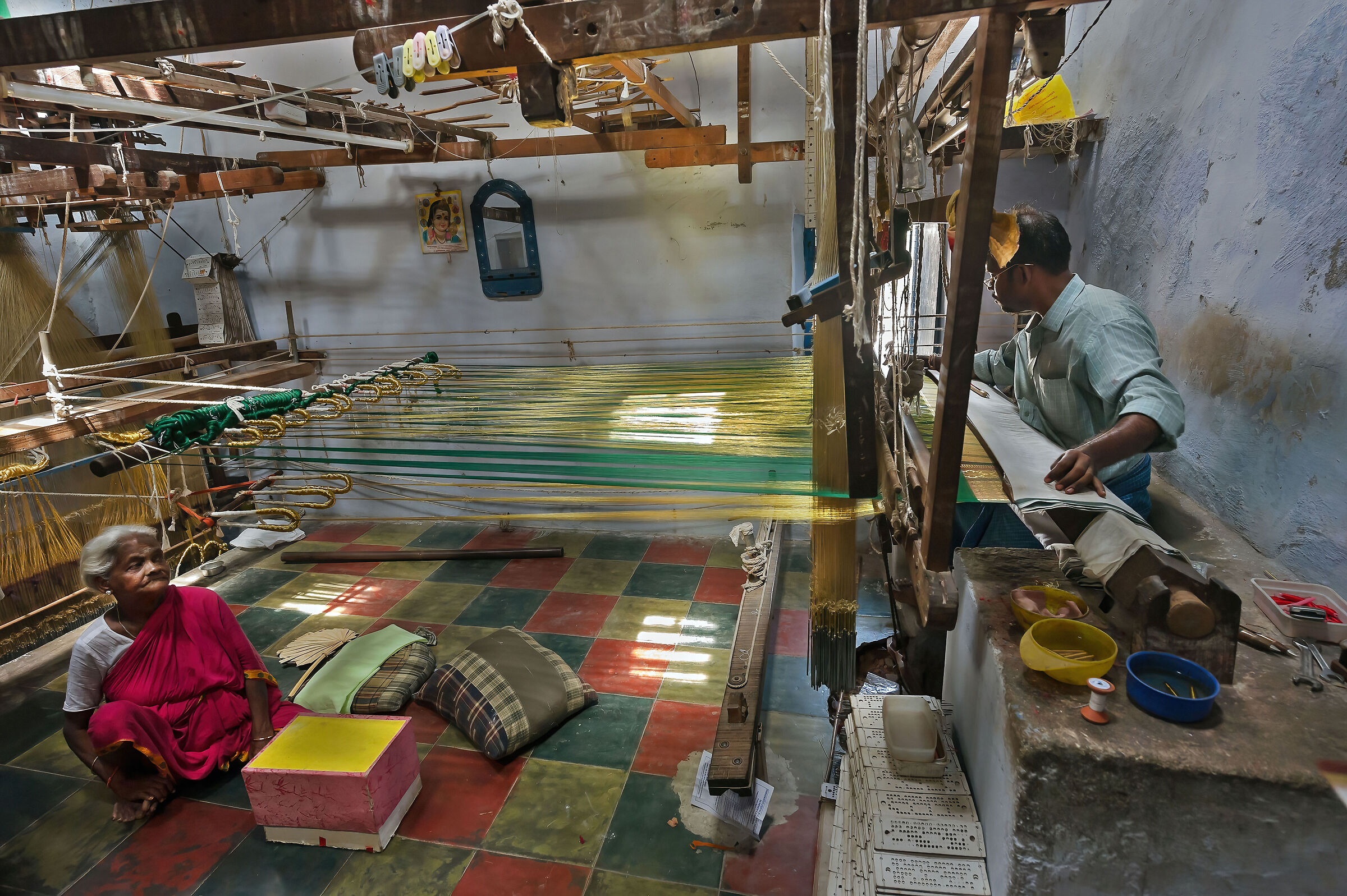 Lavorazione artigianale della seta