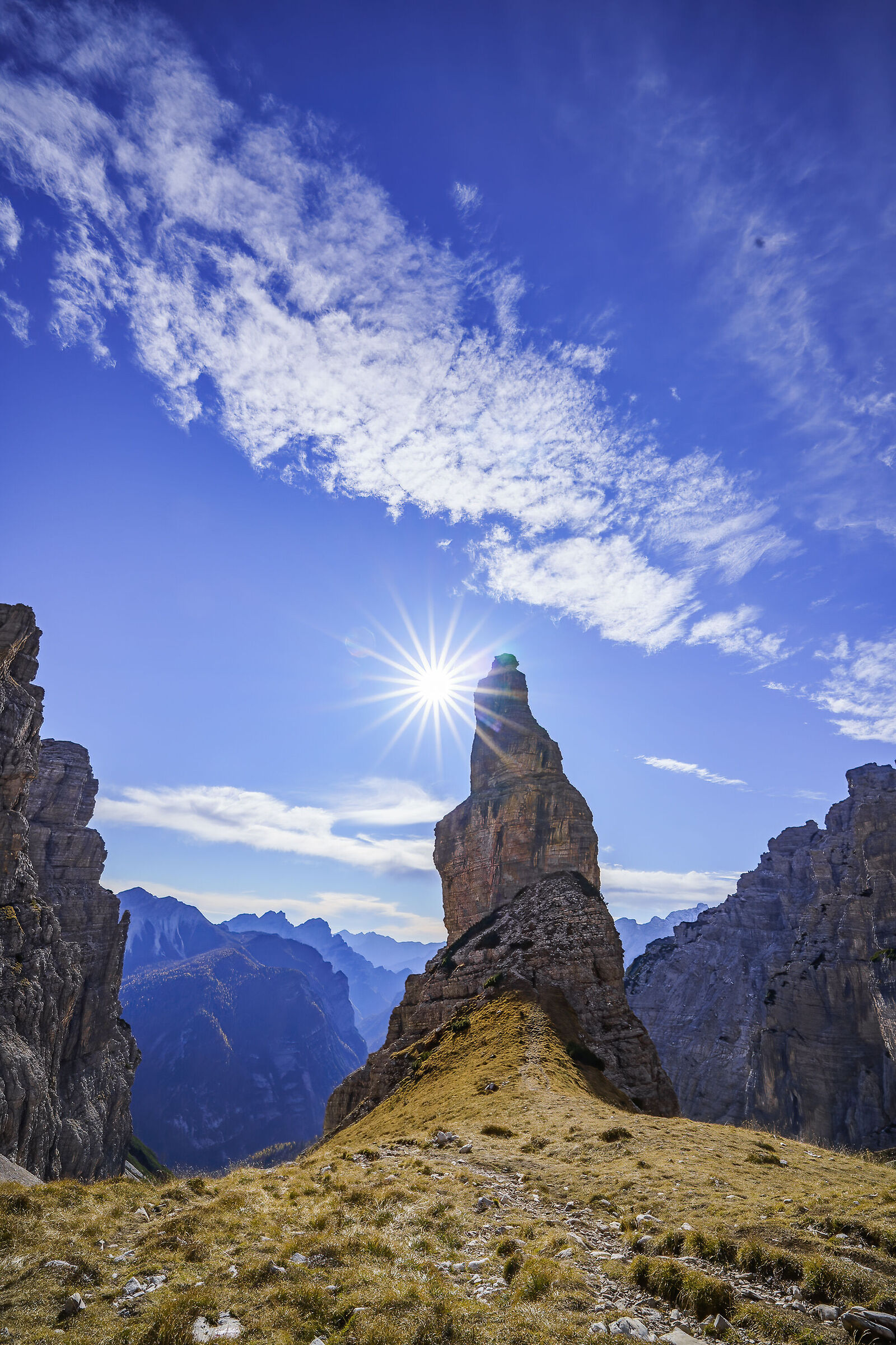 Val Montanaia and its bell tower