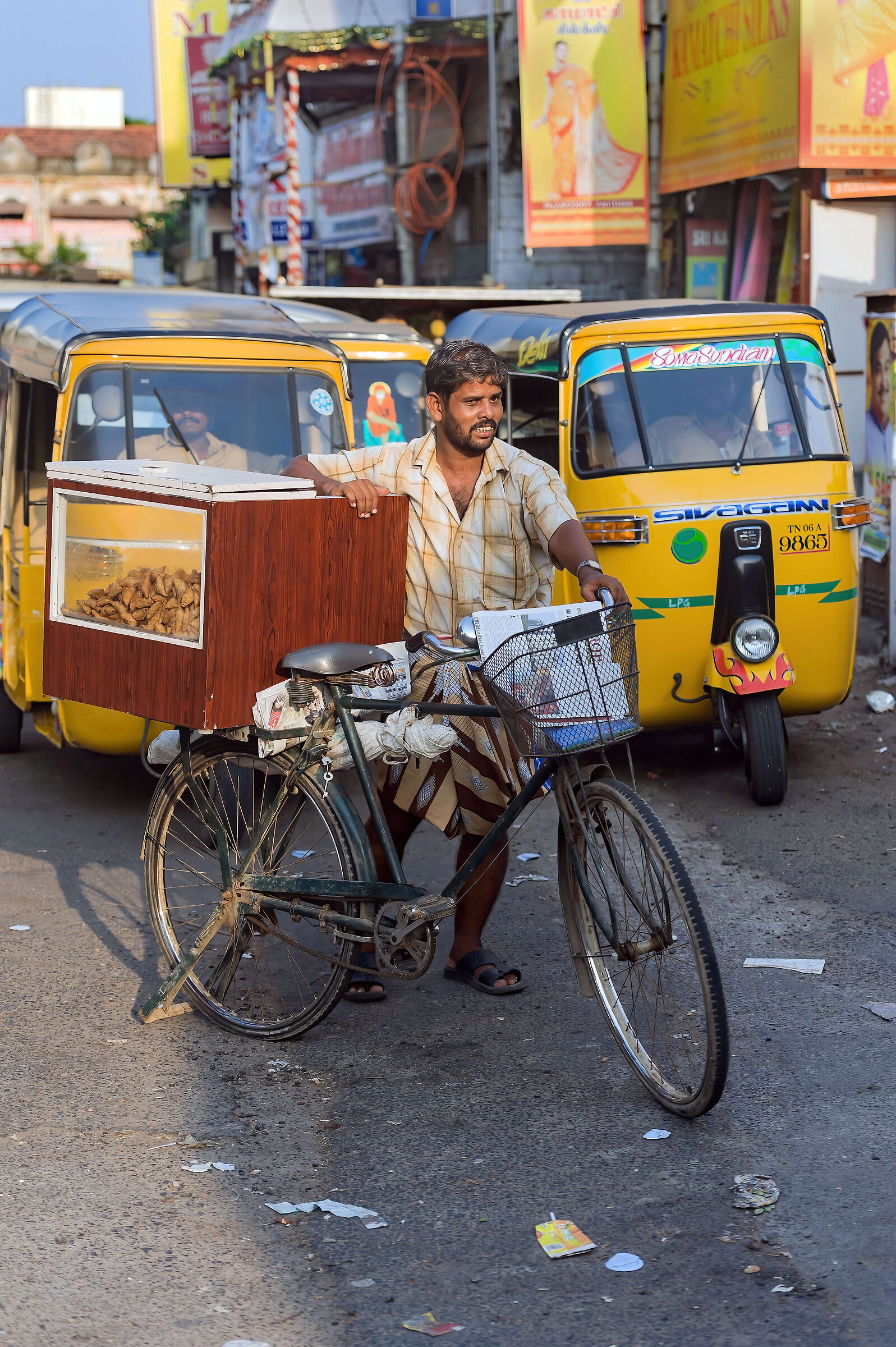 venditore di crostacei