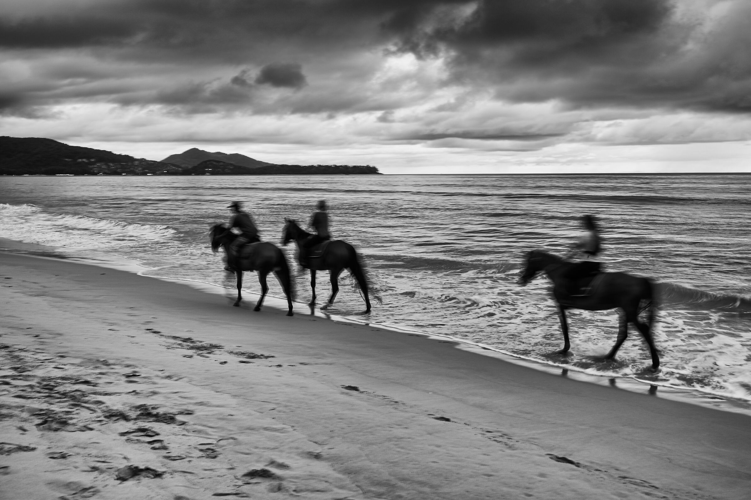 Passeggiata al tramonto