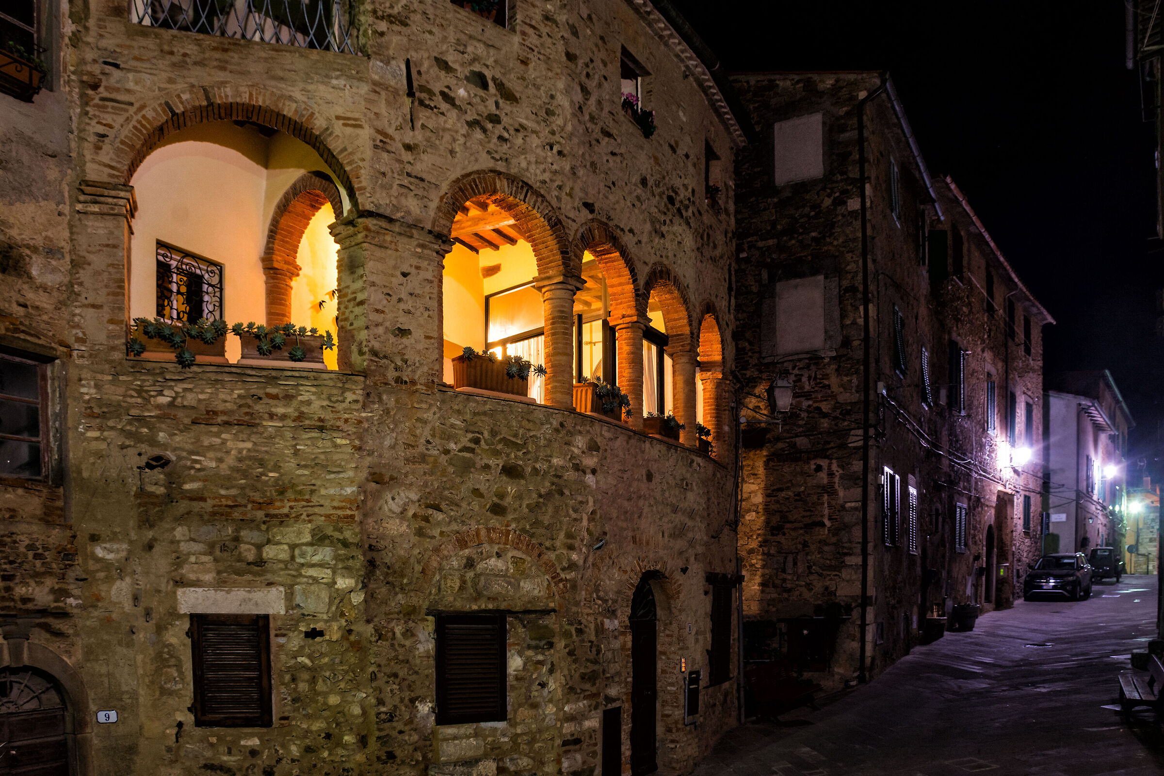 La notte a Campiglia Marittima