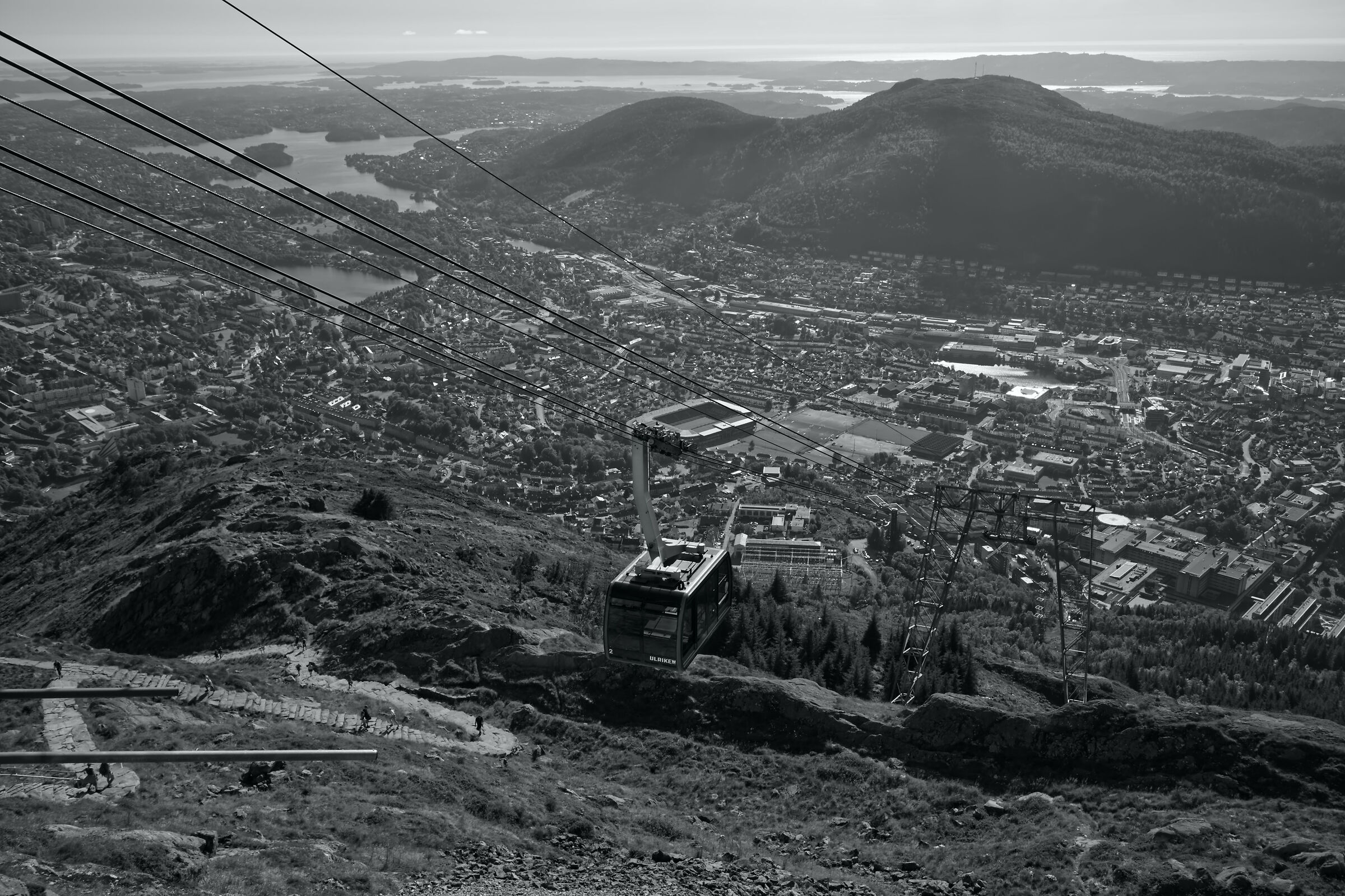Bergen from above