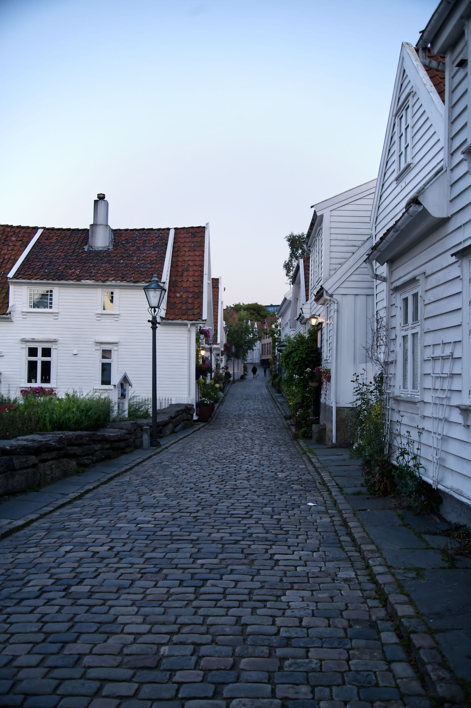 Small street in old Stavanger