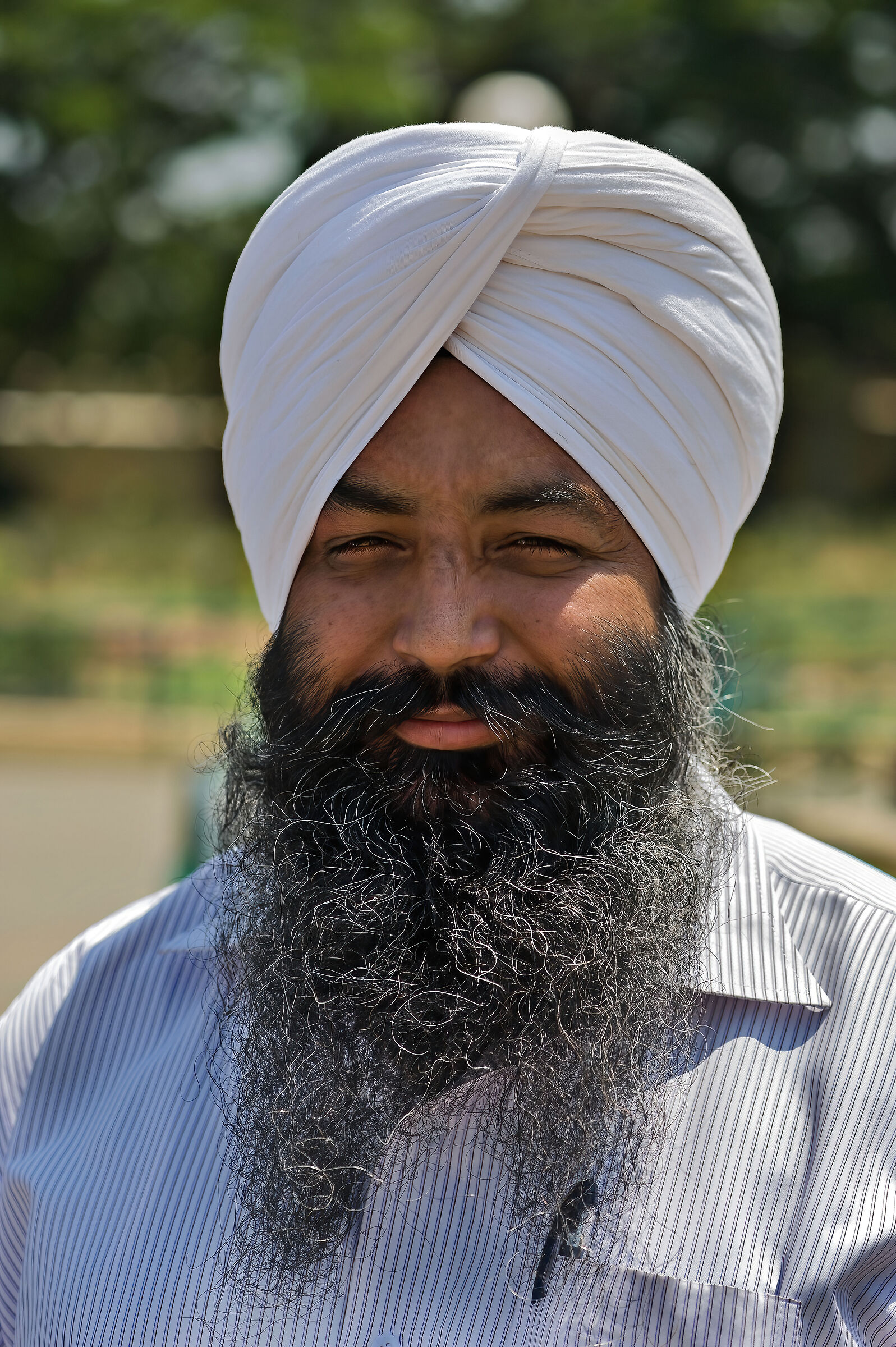 Uomo di etnia Sikh