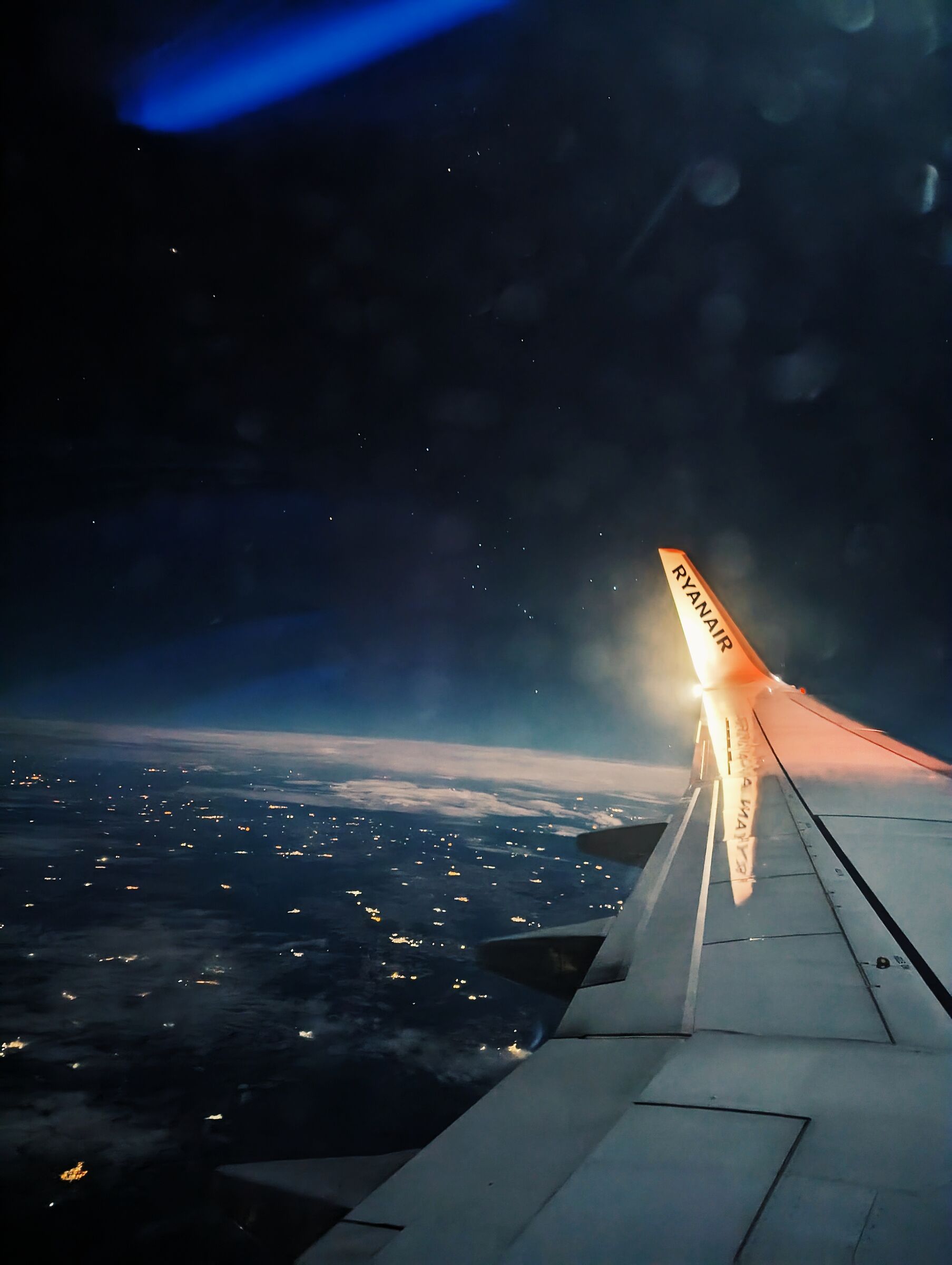 stars from the plane