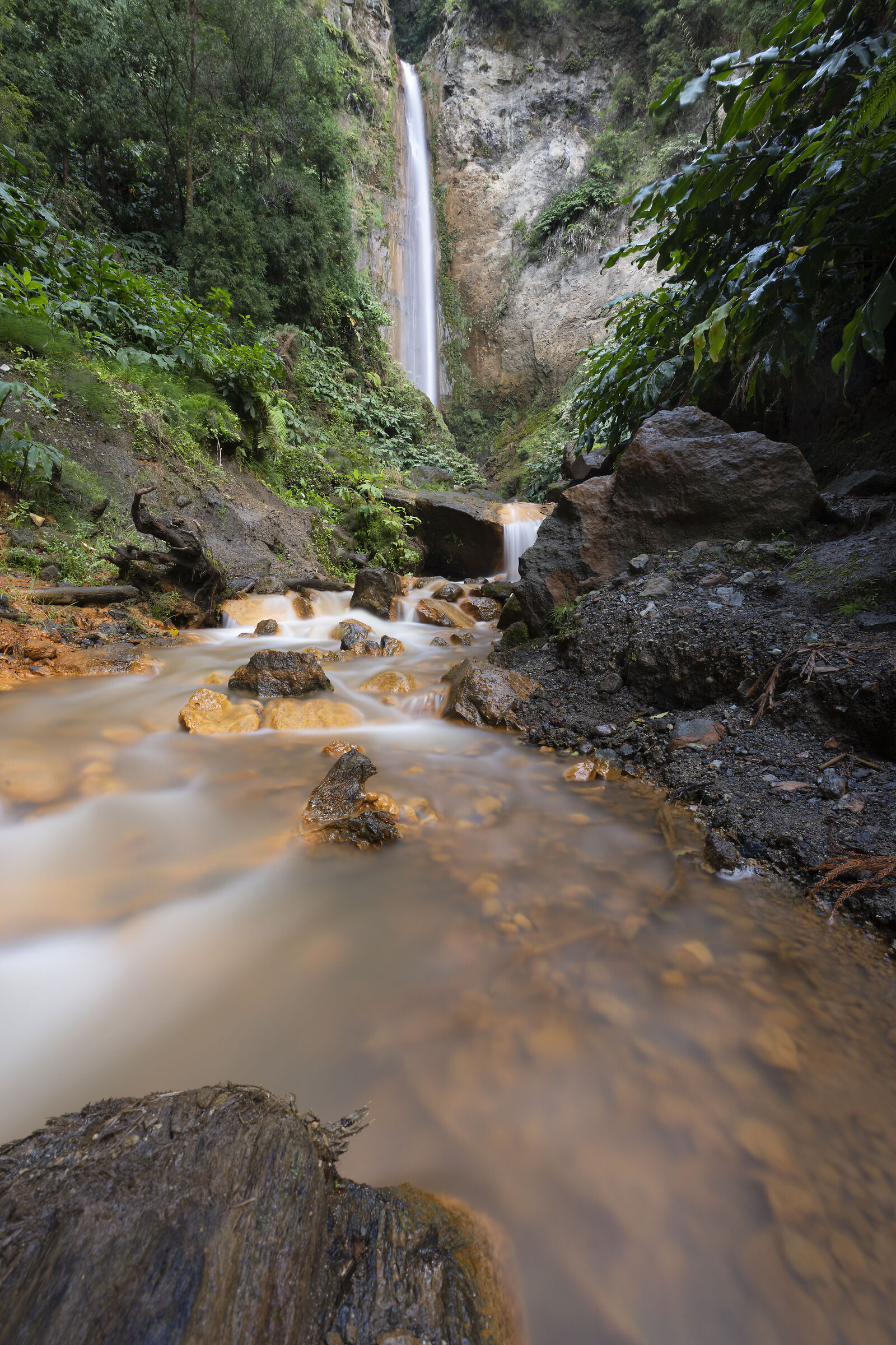 Ribeira Quente Waterfall - Sao Miguel