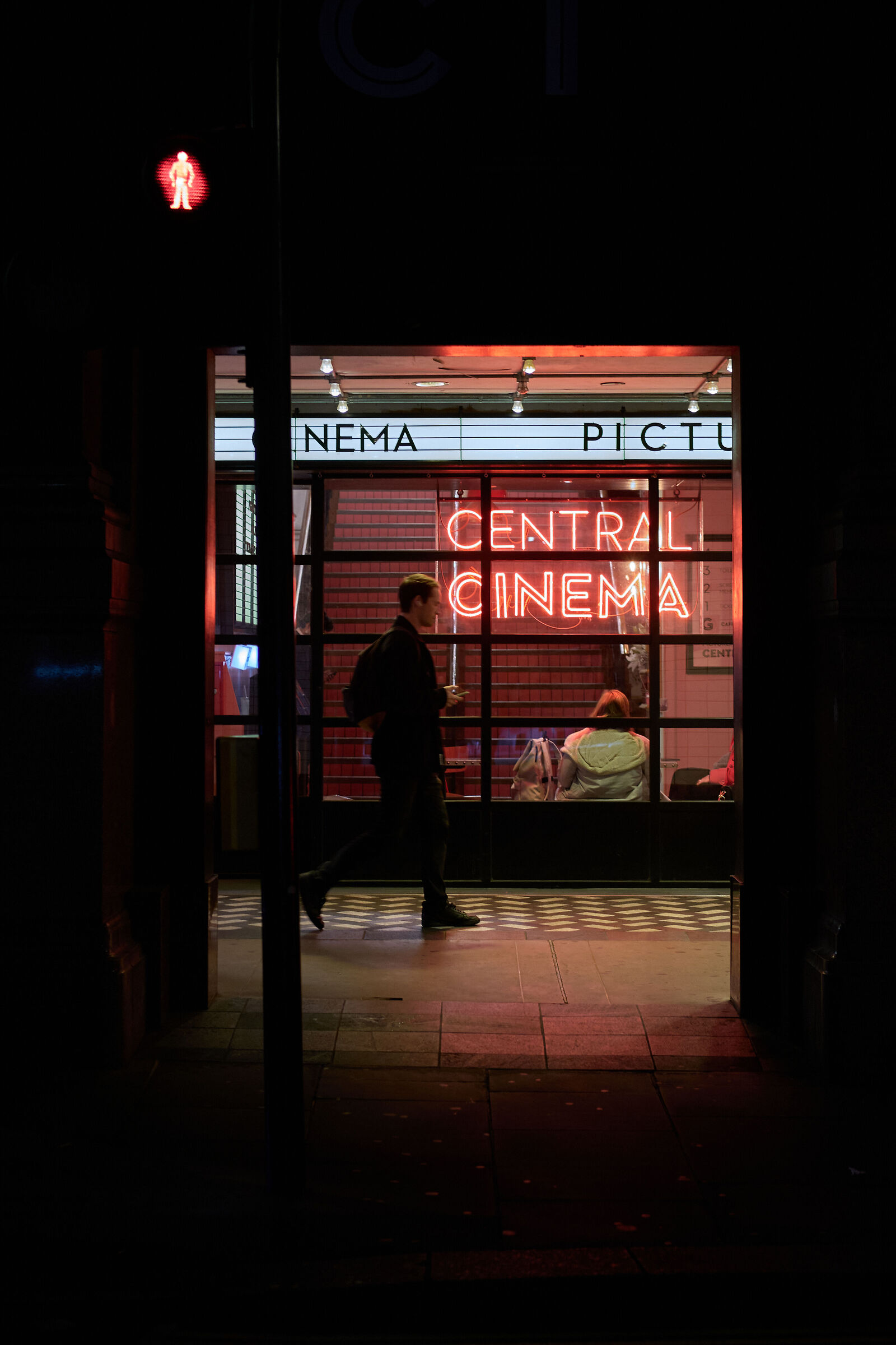 A rainy night in London