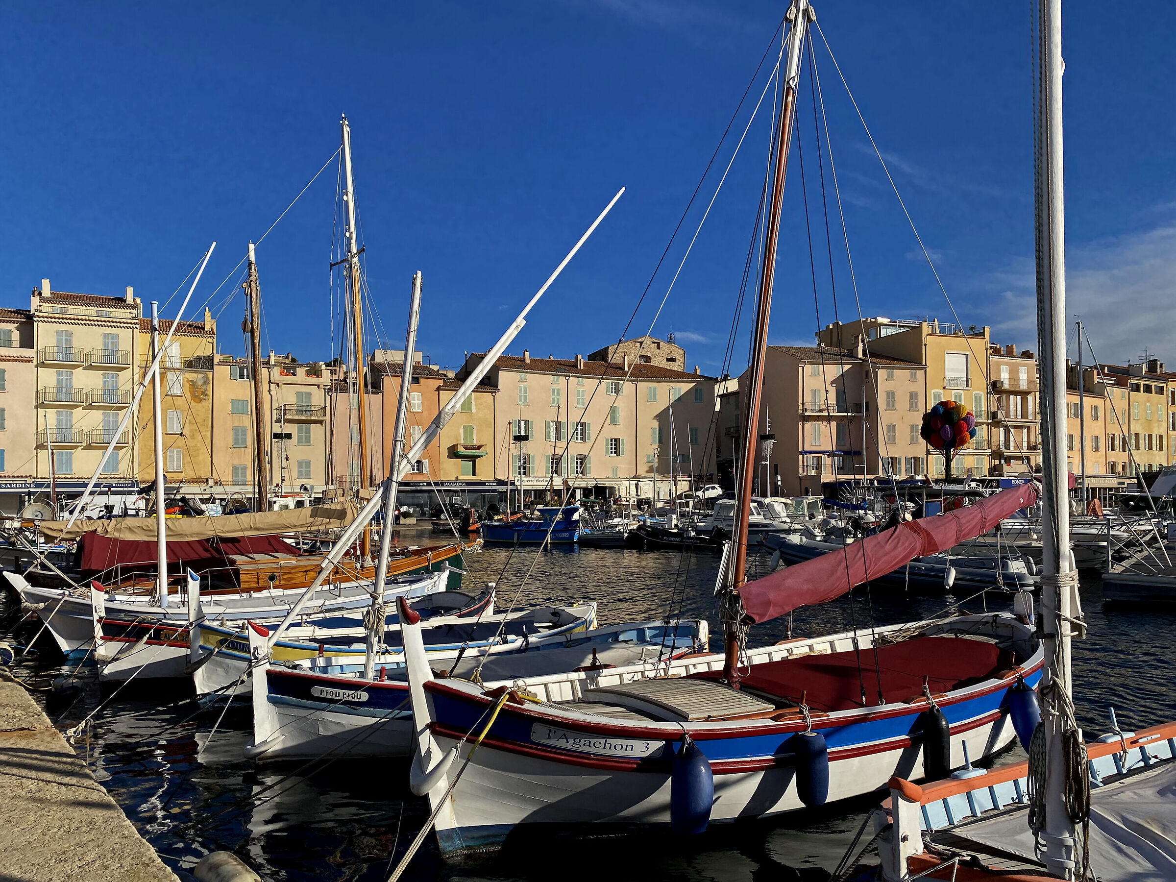 Fishing boats in the old port of Saint-Tropez