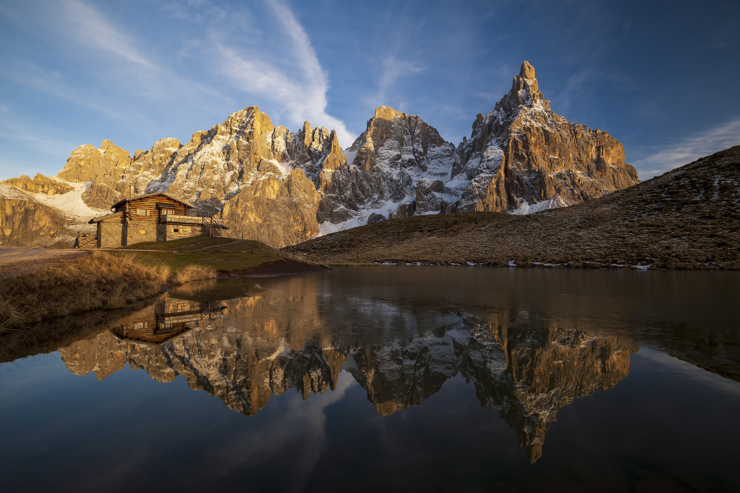 Autumn light on the Pale di San Martino