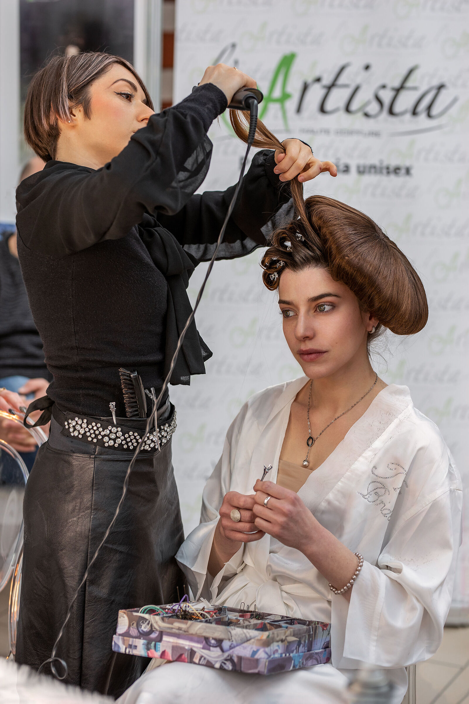 Autumn mushroom hairstyle