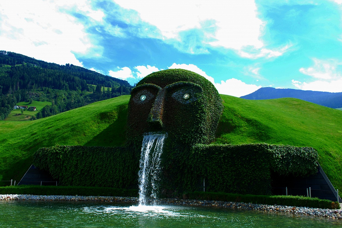 Parco del Kristallwelten. Foto modificata