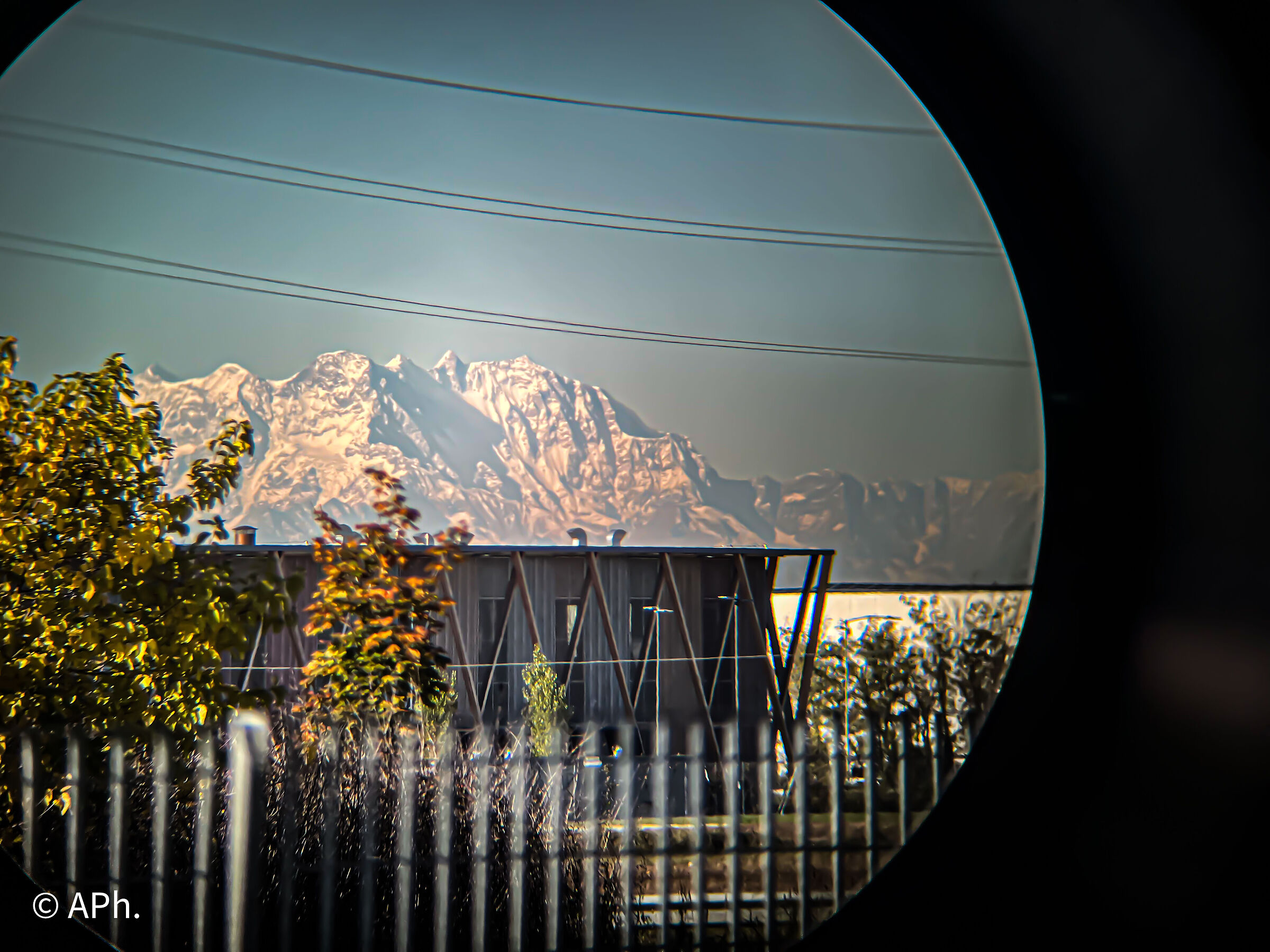 Altro monte rosa vestito d'autunno