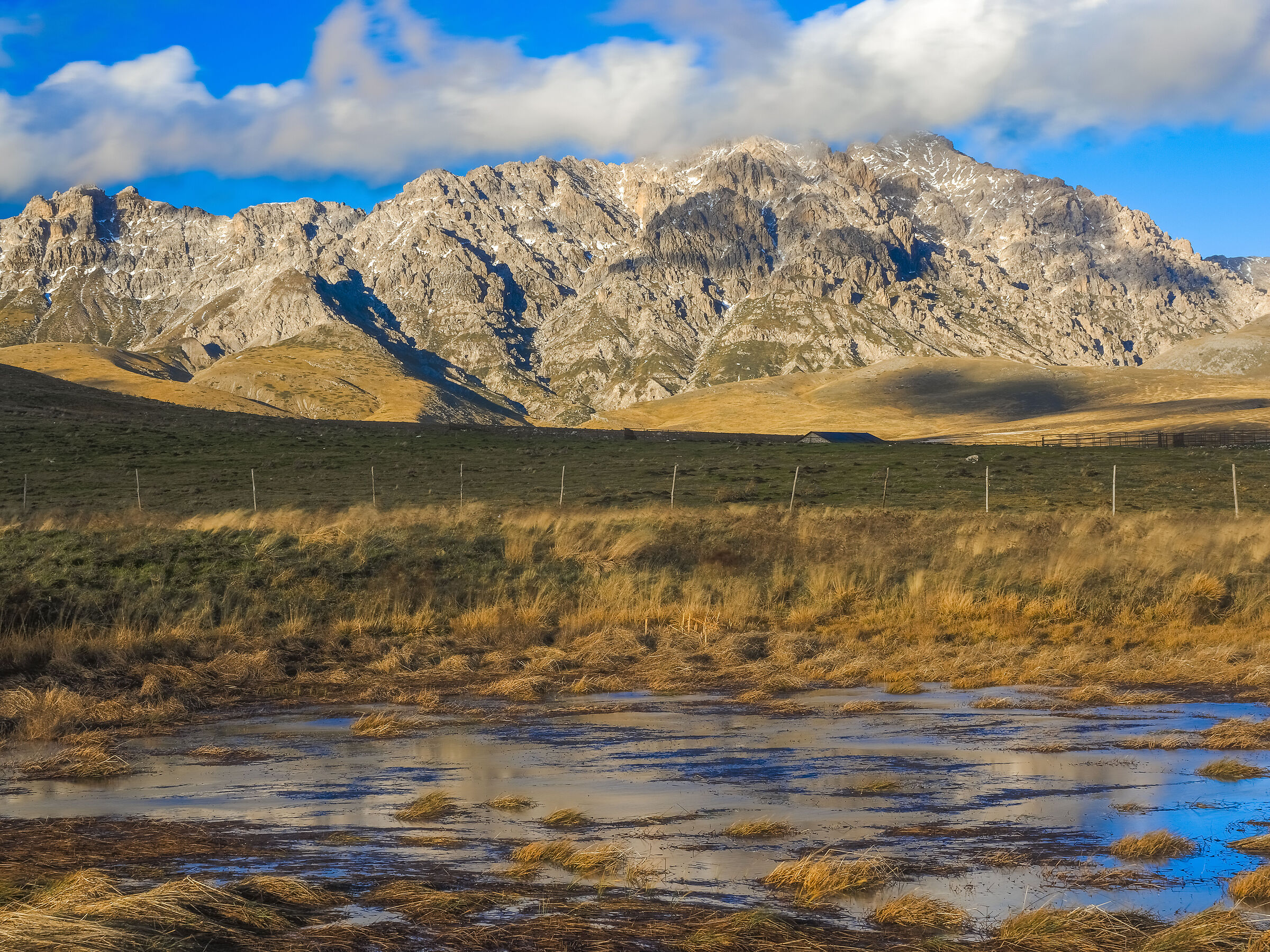 Gran Sasso d'Italia - Monte Prena from Lake Racollo