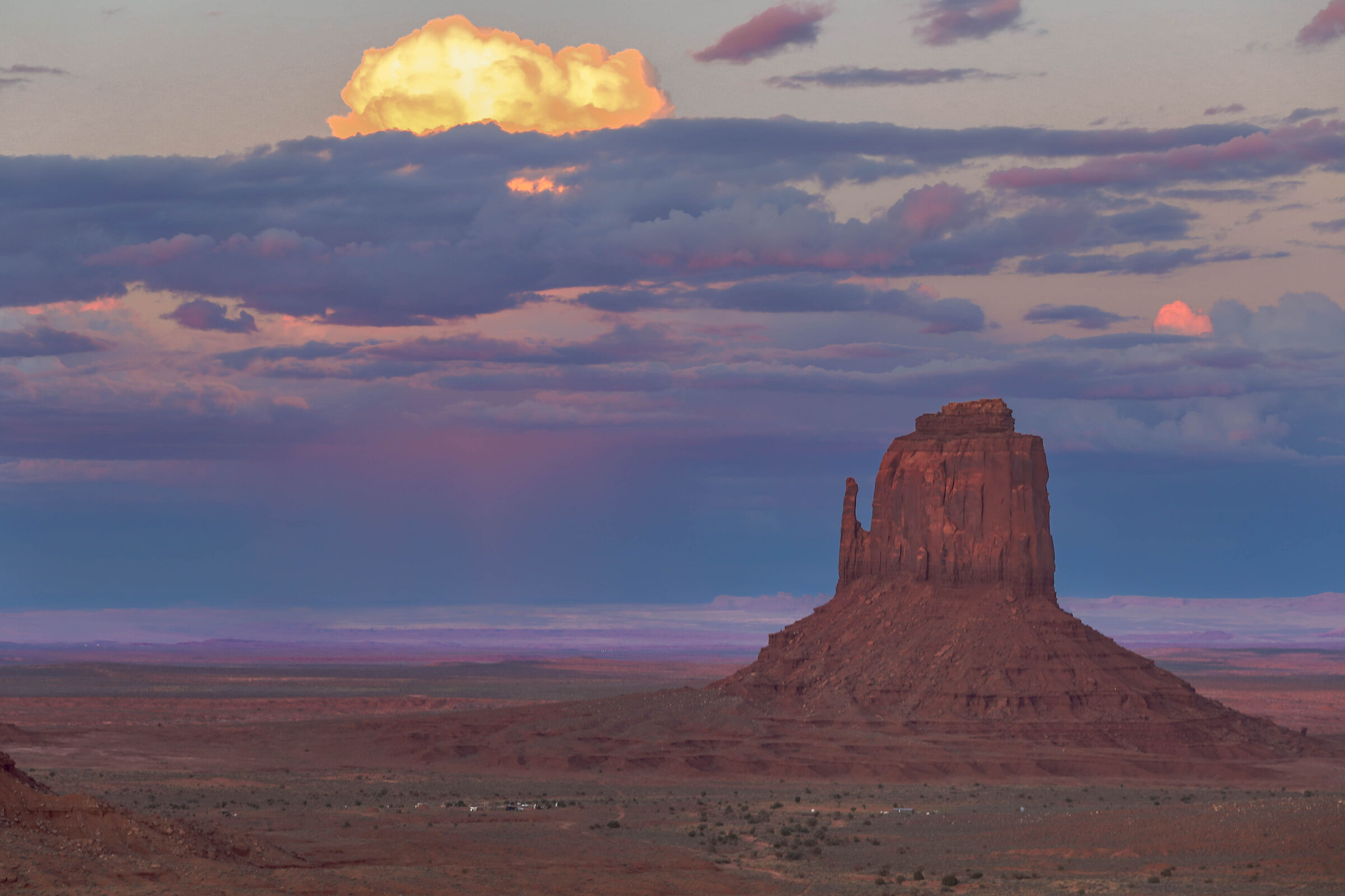 monument valley- ora blu