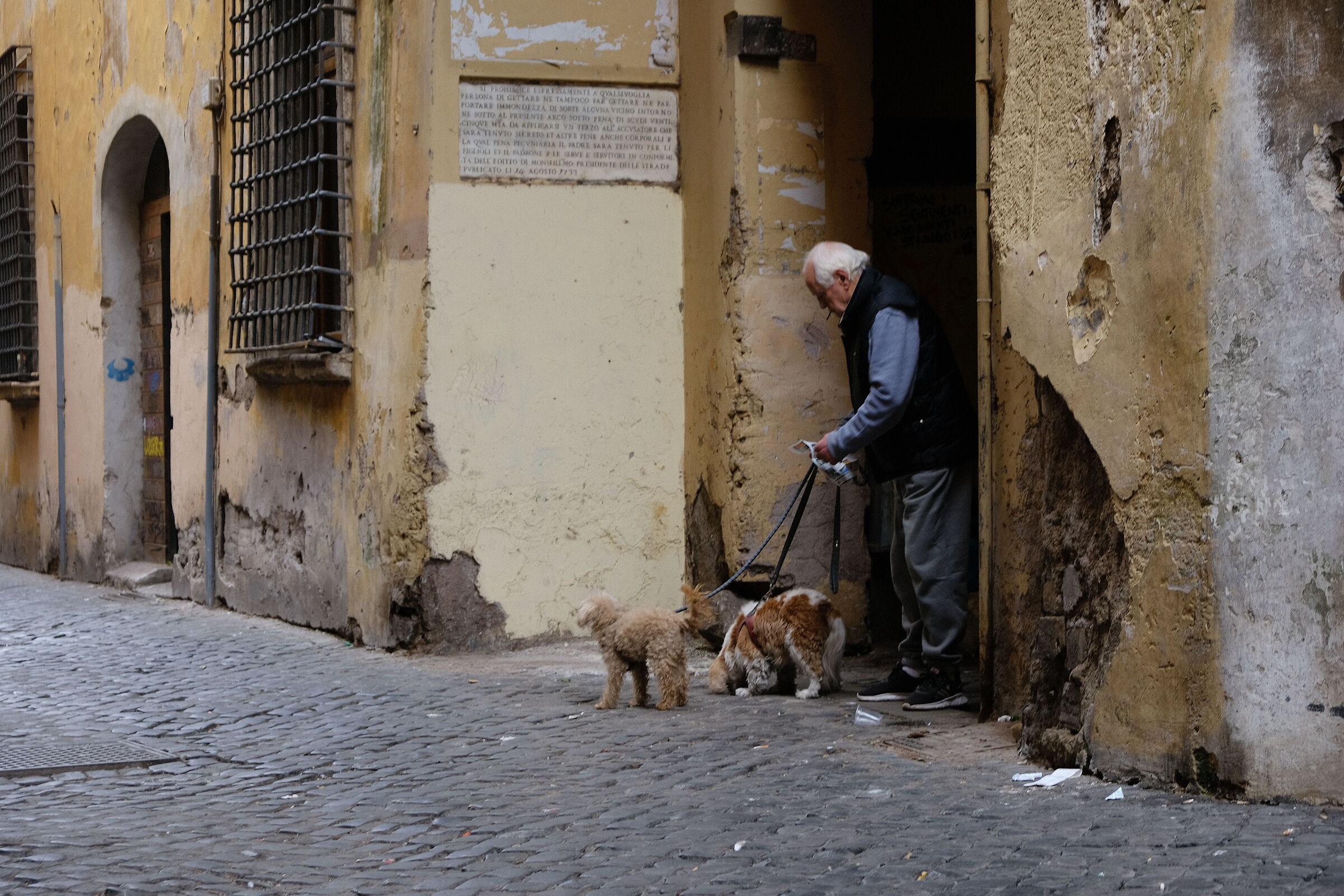 At the Arch of Santa Margherita