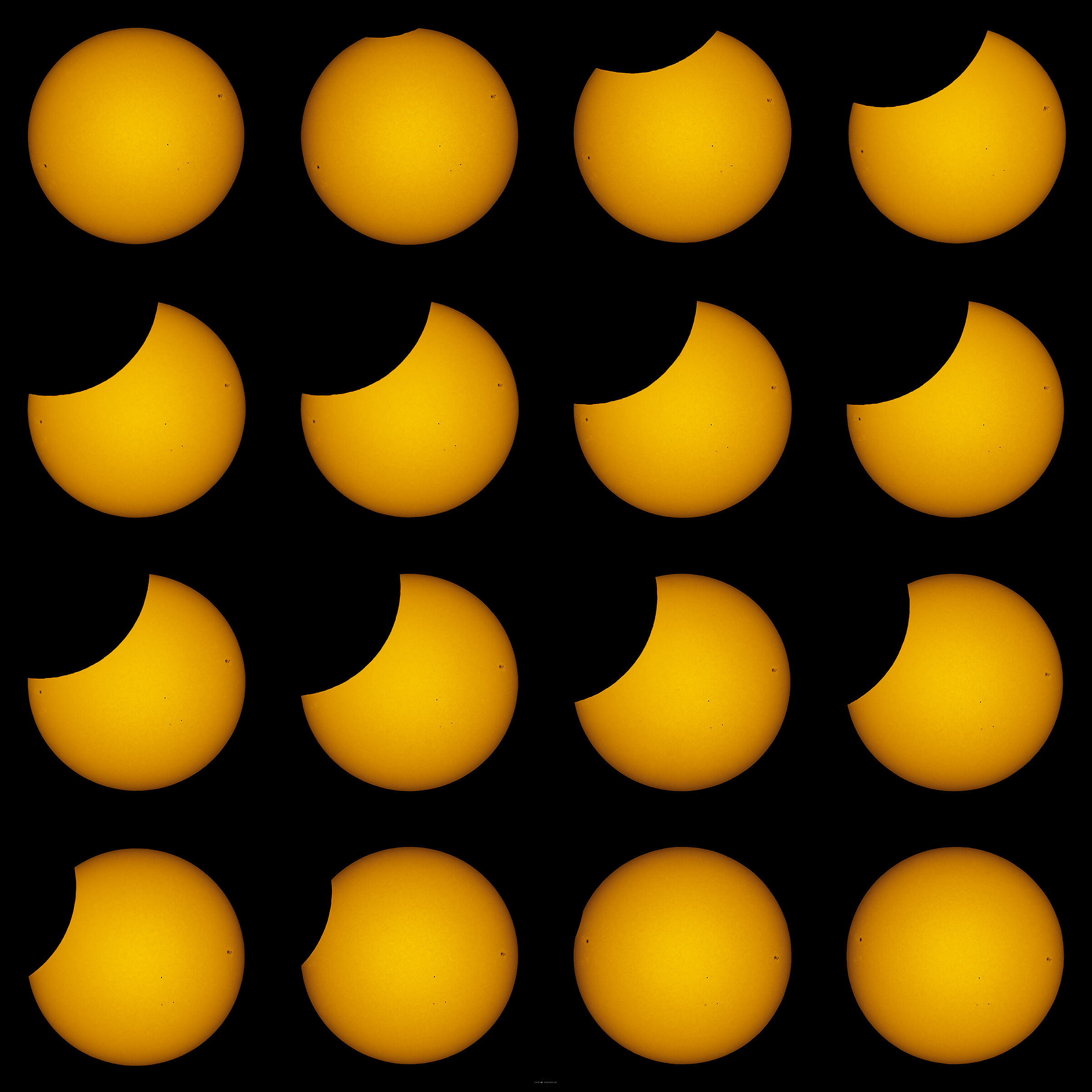Fasi eclissi solare 25.10.2022