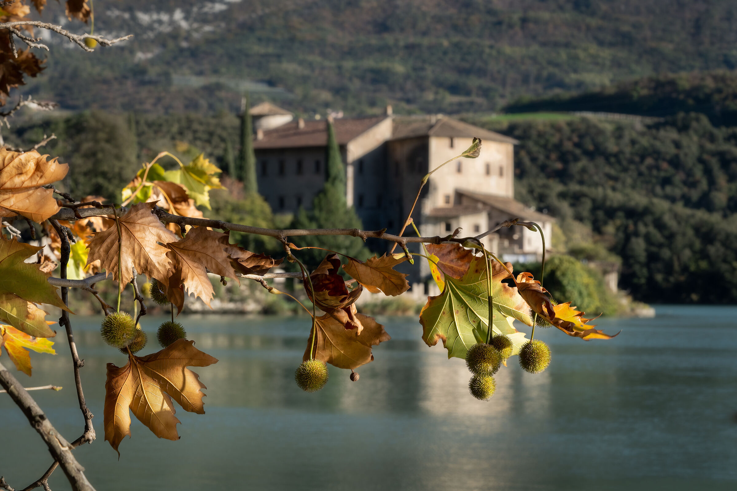 Toblino in autunno (Trentino - Italia)