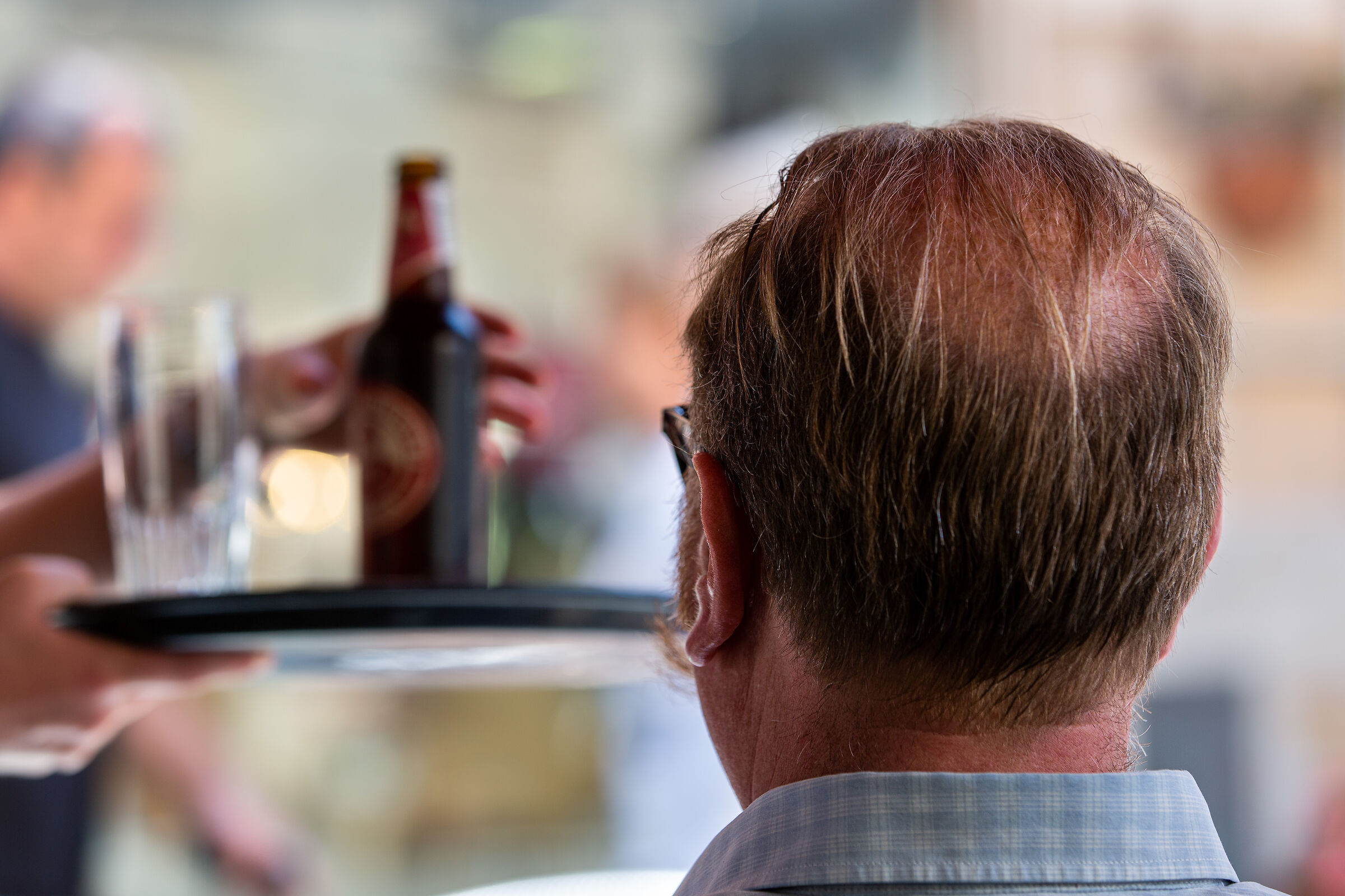 The little man with the mustache