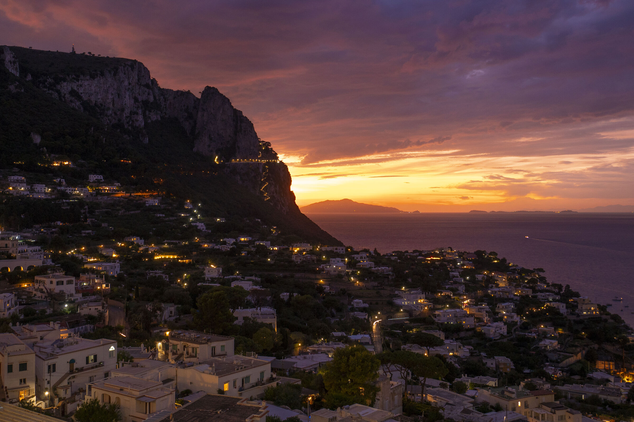 capri al tramonto