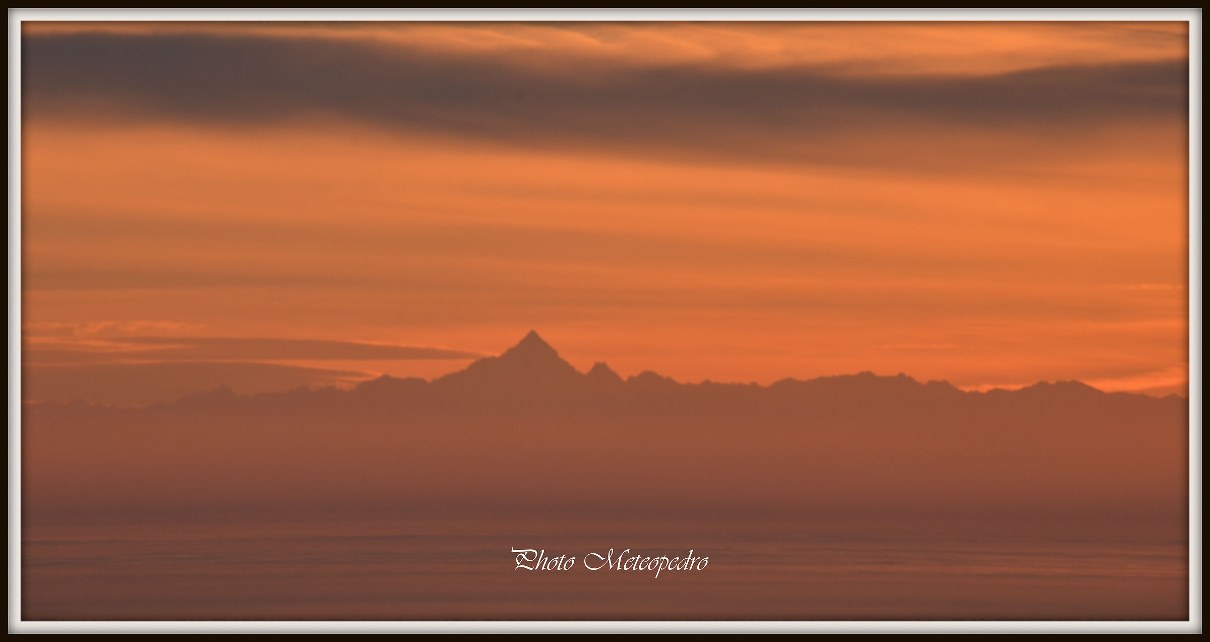 Monviso al tramonto