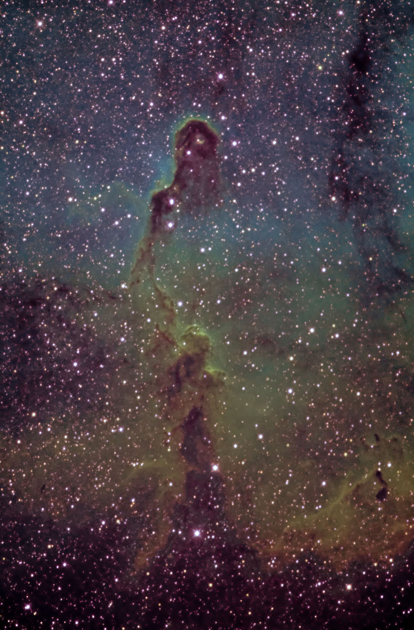 IC 1396 - Elephant's Trunk (Hubbel Palette.. or almost)