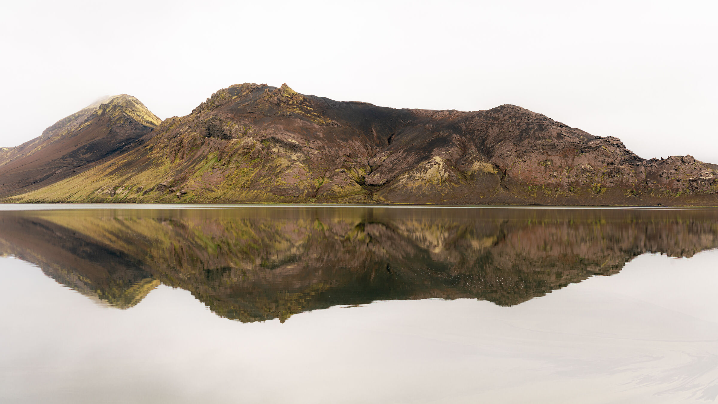 morning reflection on Lake Alftavatn