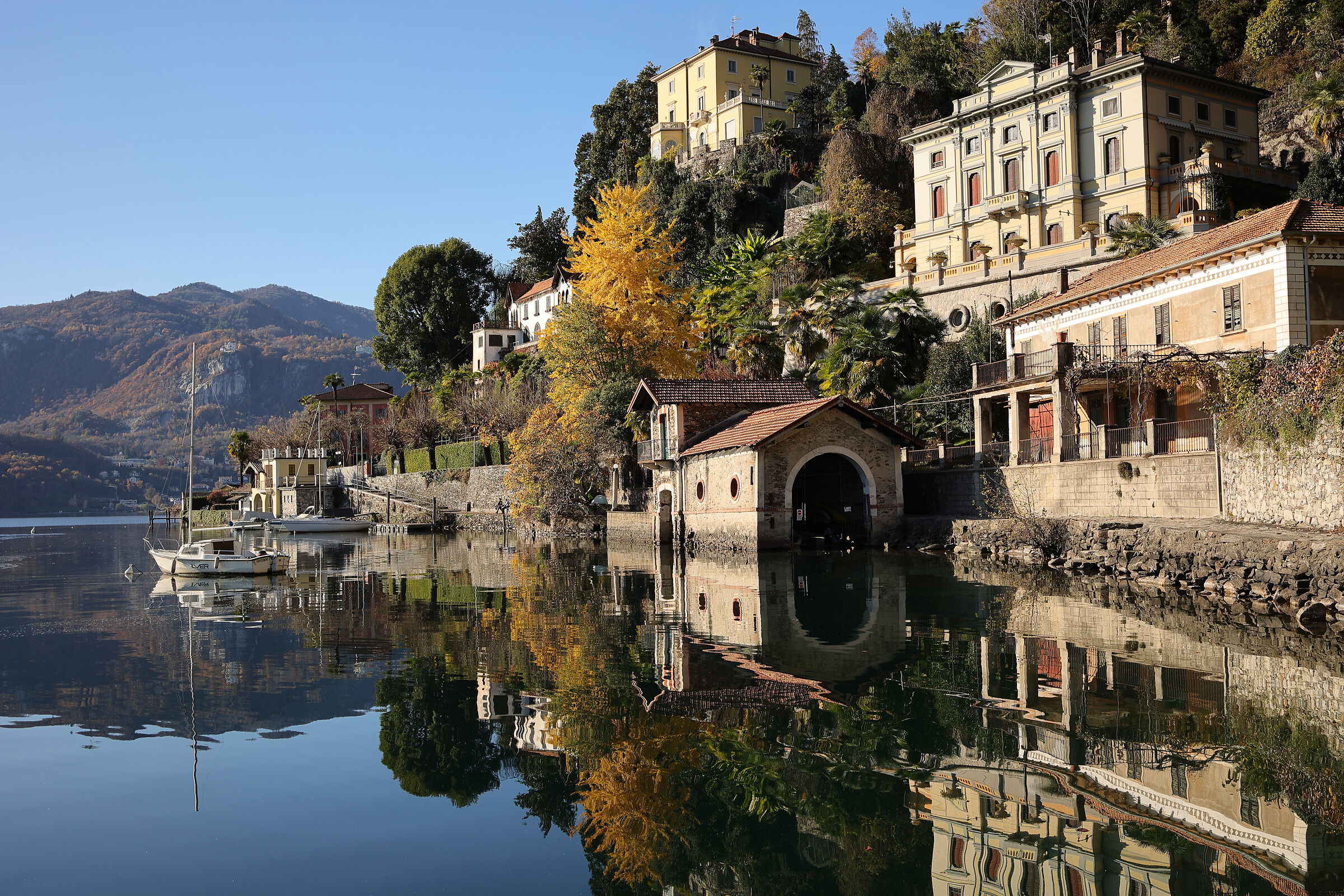 Lake Orta at 35mm