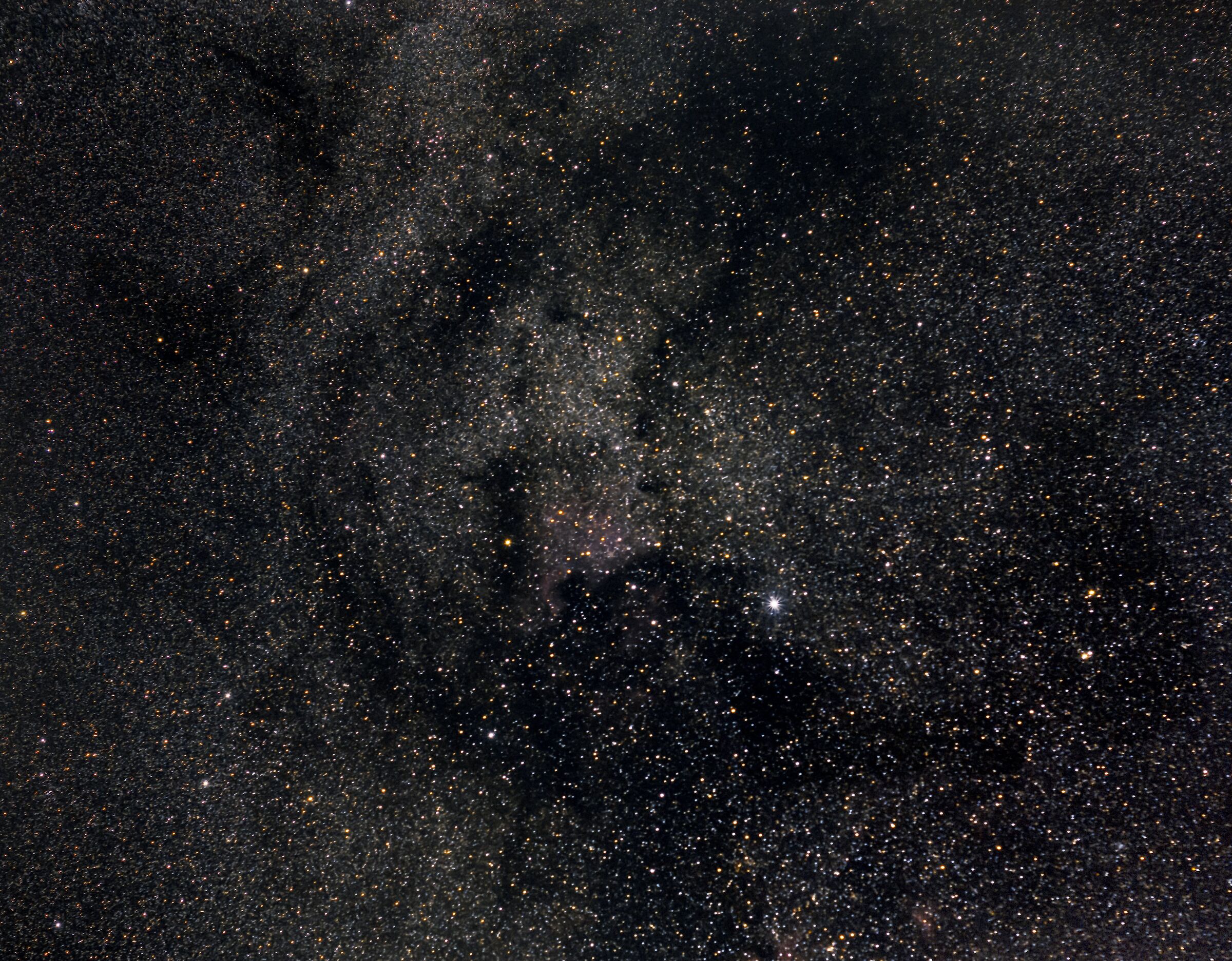 Nebulosa del cigno campo largo