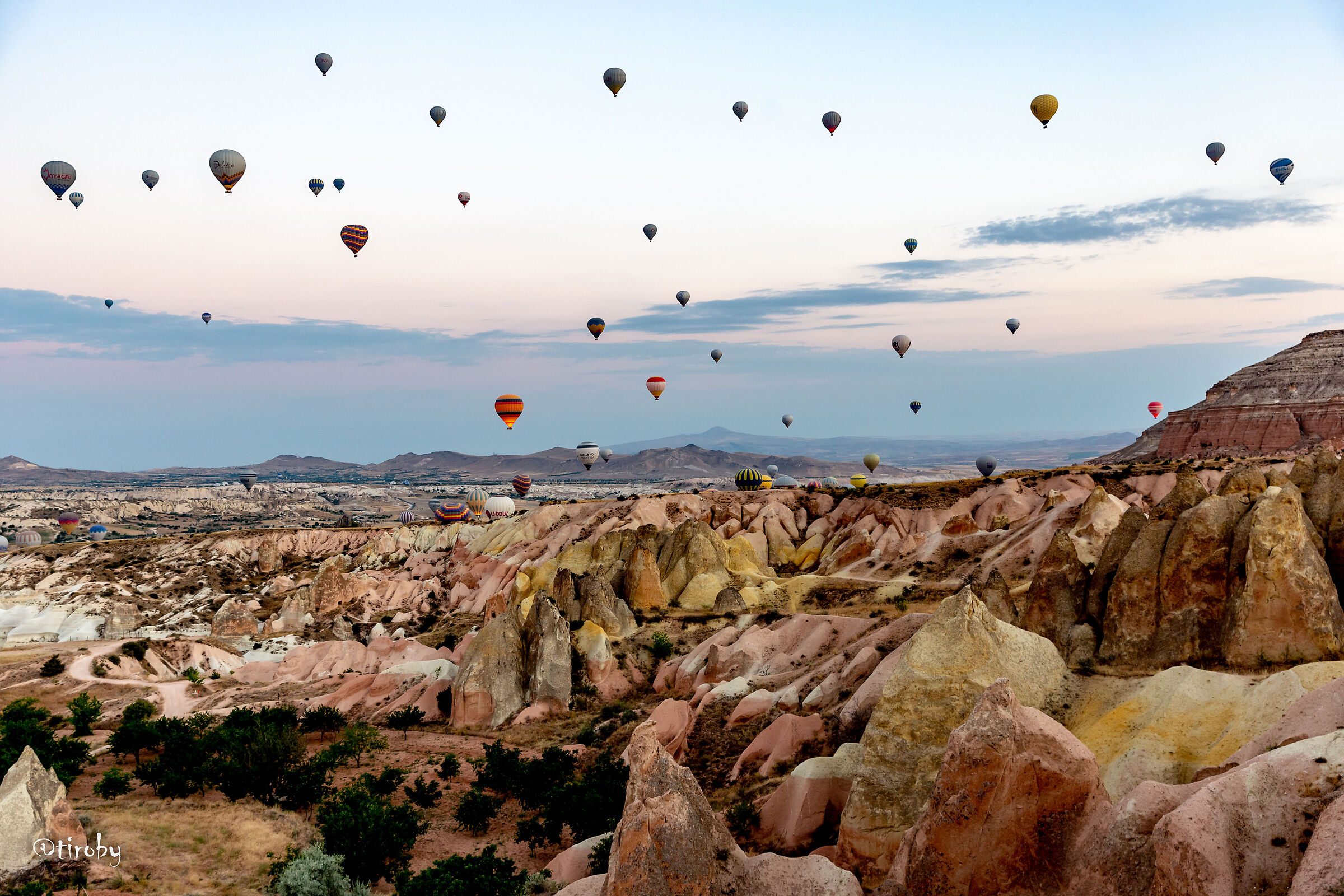 Alba in Cappadocia