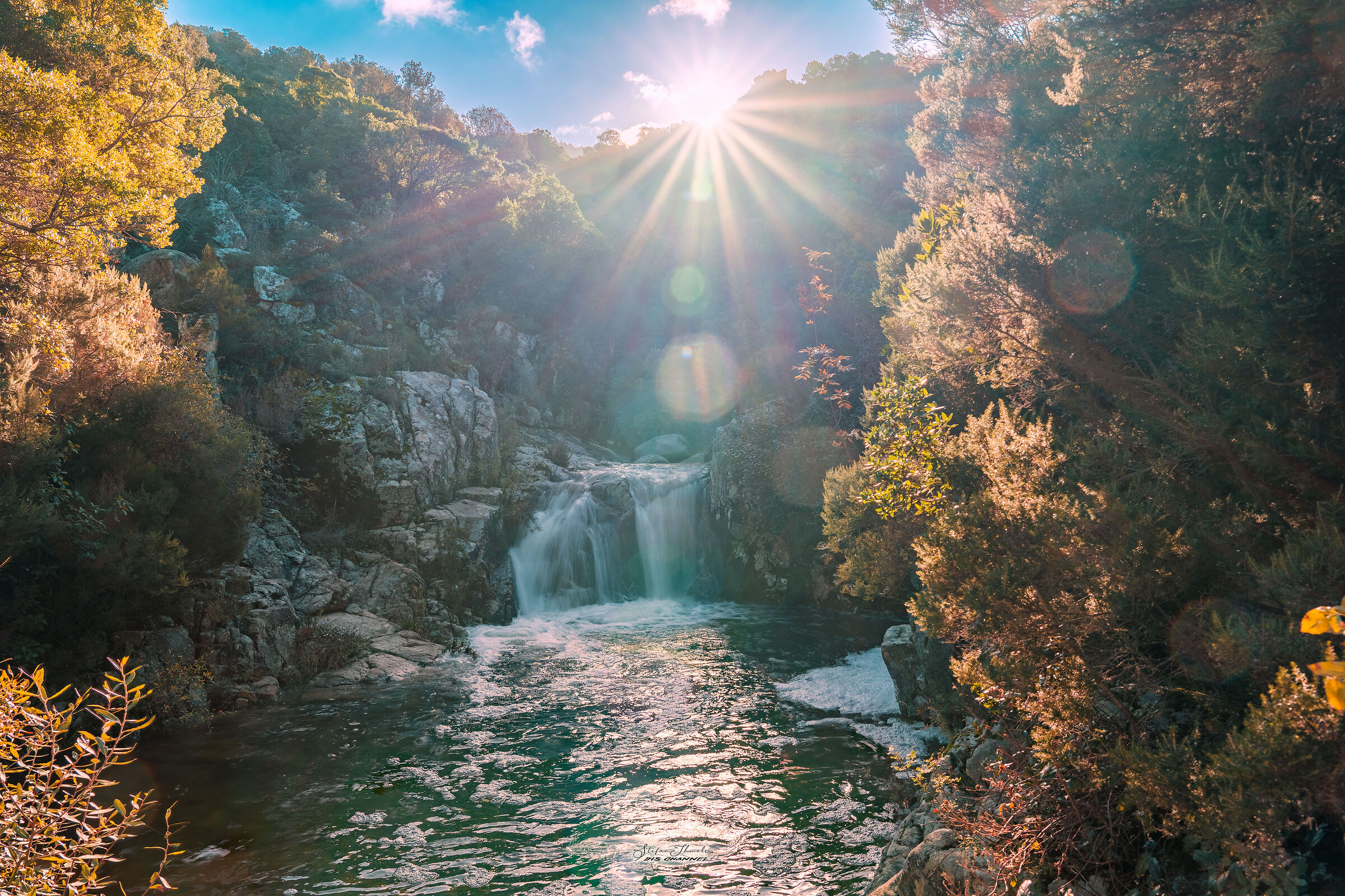Natural pools of Monte Limbara