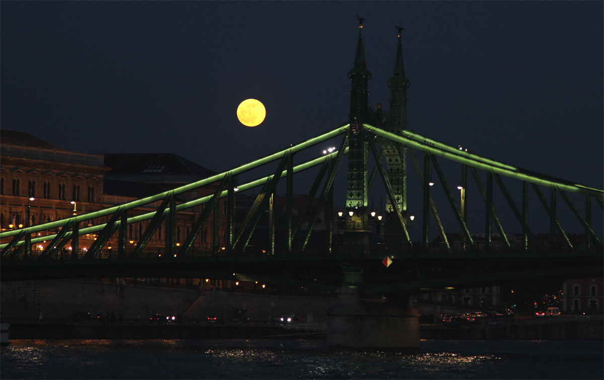 notturna sul danubio  budapest