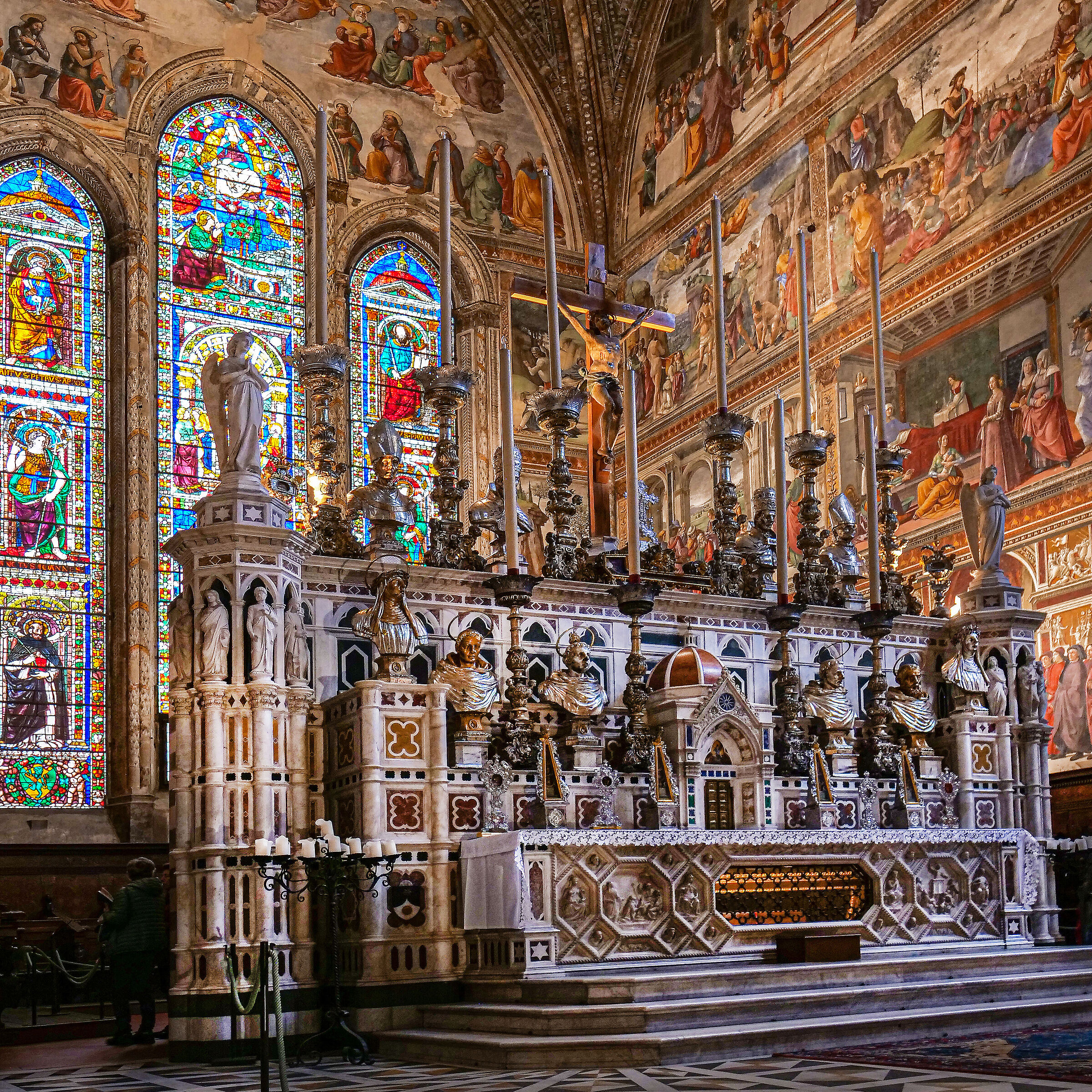 Altare cappella Tornabuoni in s.m. Novella – Firenze