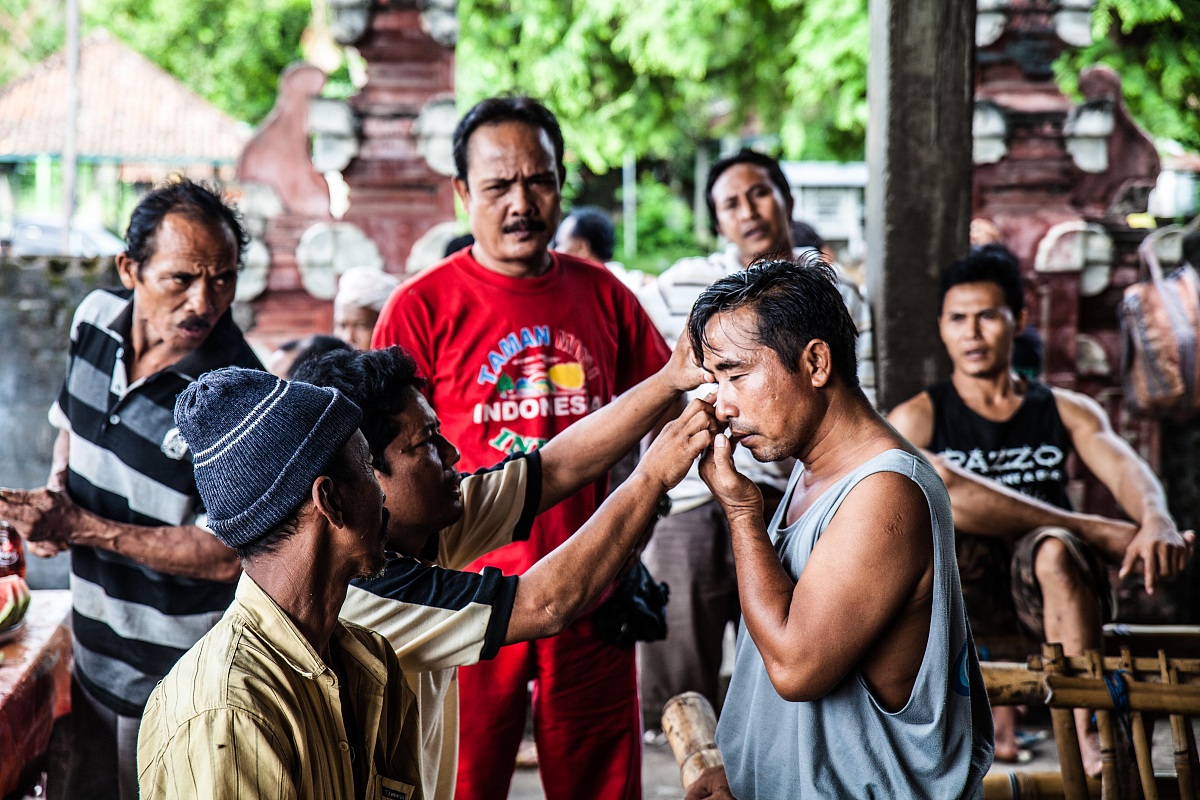 something IN THE EYE