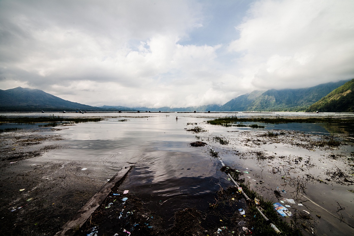 gunung and lake batur