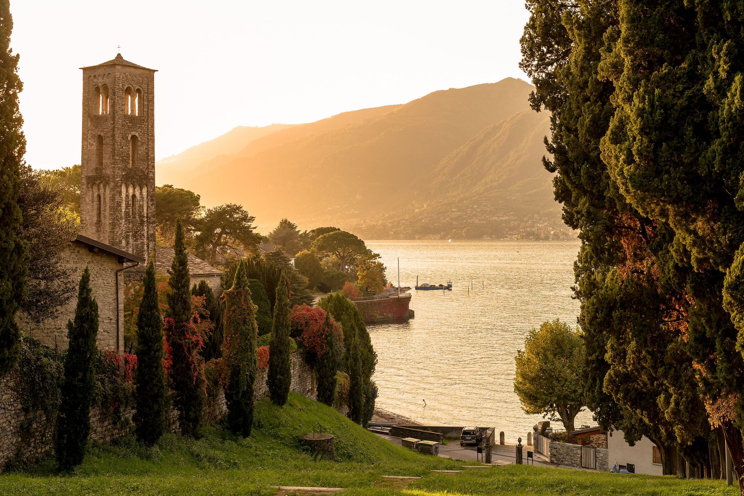 Sunset over Bellagio