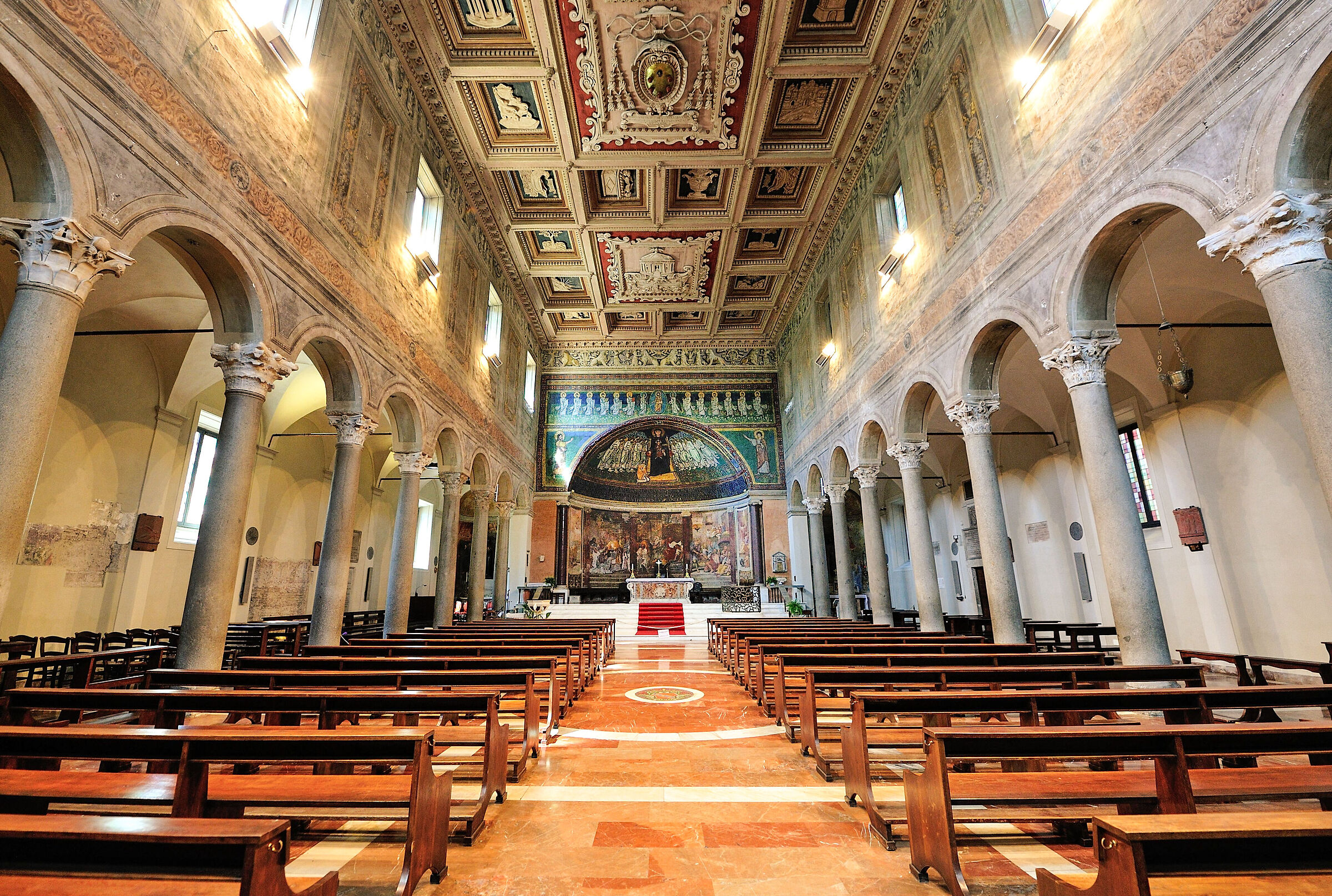 Rome-Church of S.Cesareo in Palatio