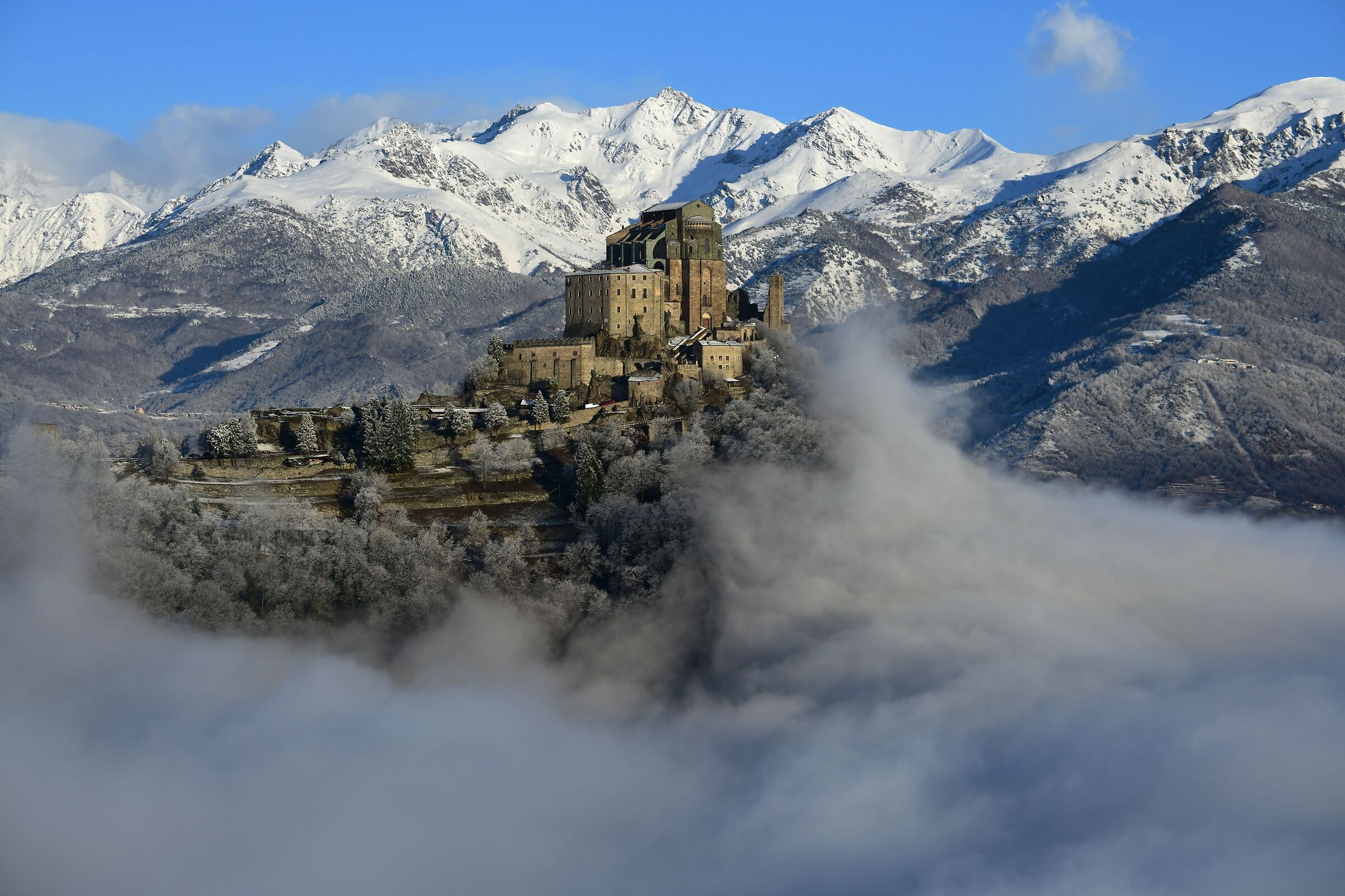 la Sacra di S.Michele oltre le nuvole